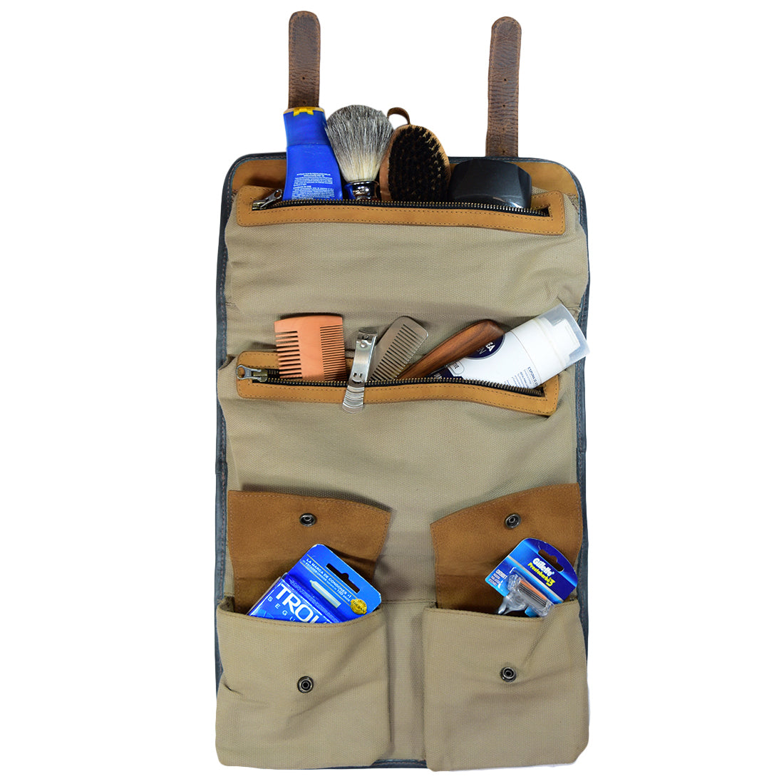 Hanging Toiletry Bag - Stockyard X 'The Leather Store'