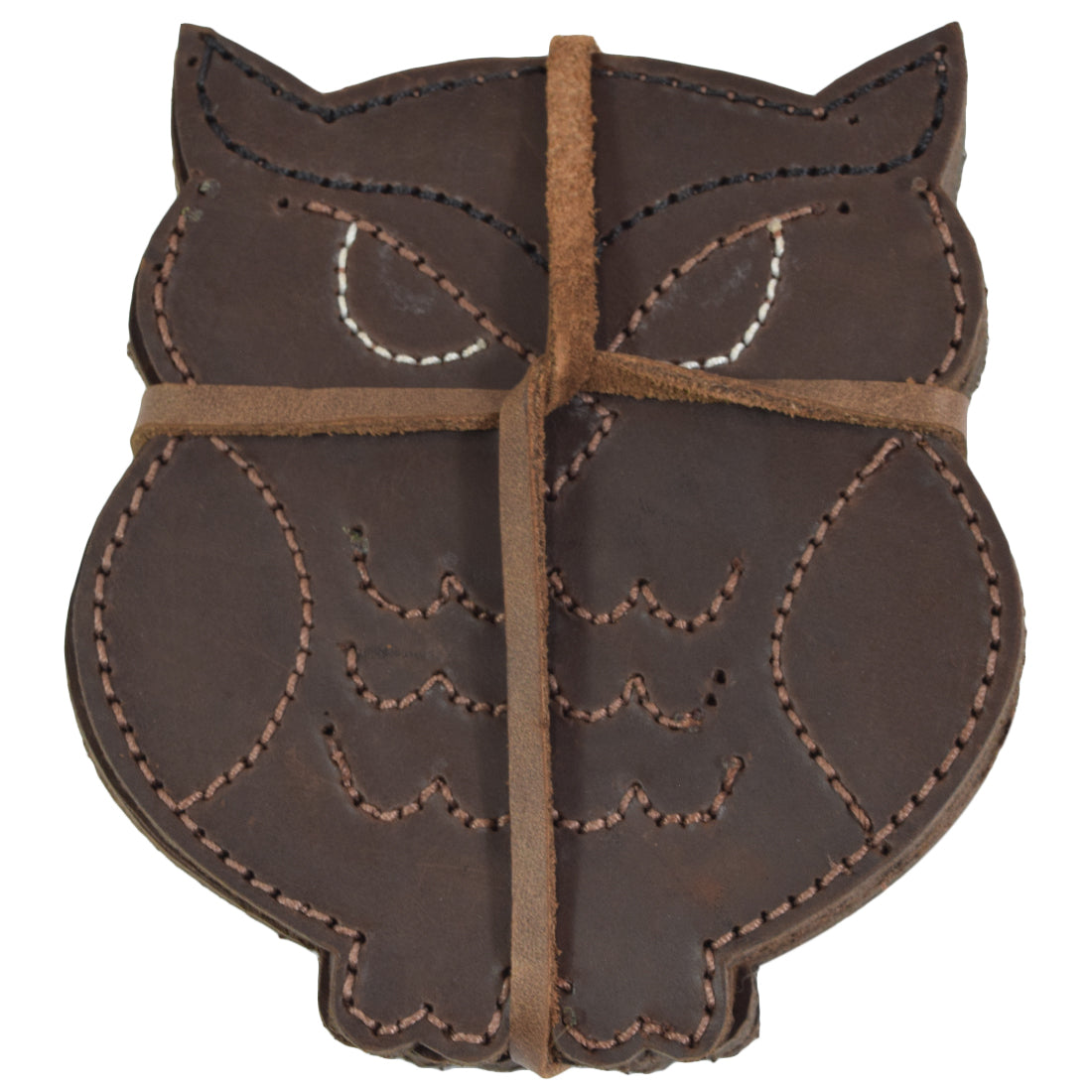 Hoot Owl Coaster Set (6-Pack) - Stockyard X 'The Leather Store'