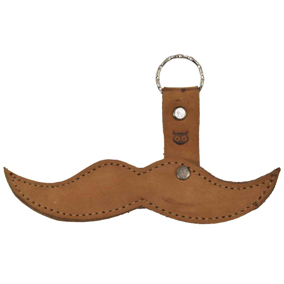 Keychain Moustache - Stockyard X 'The Leather Store'