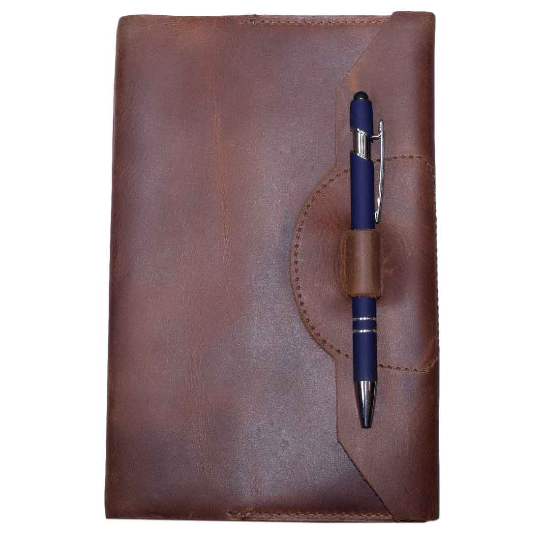 Journal Cover W/Kindle Pouch (5 x 8.25 in. Notebook Not Included) - Stockyard X 'The Leather Store'