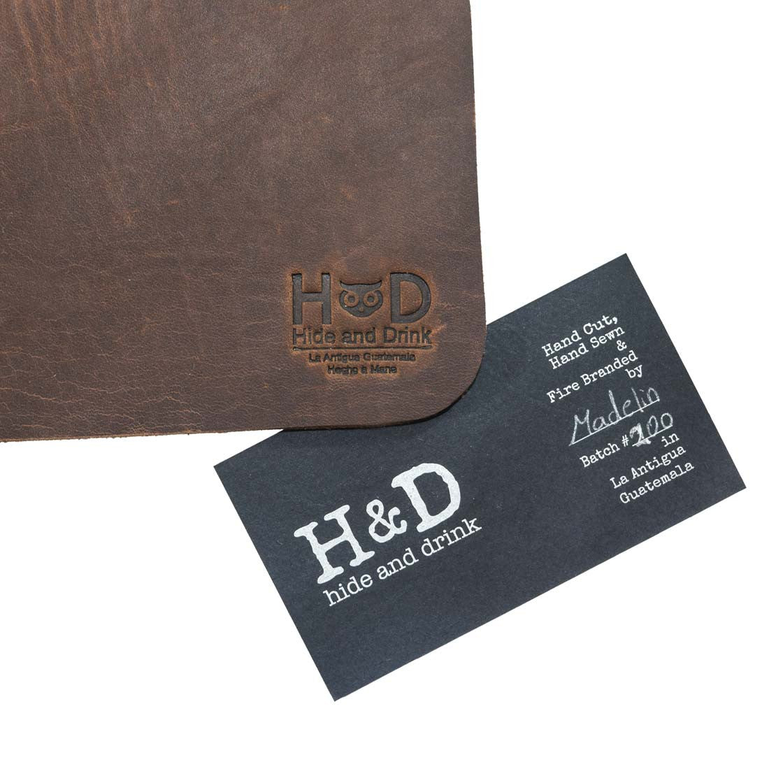 Thick Leather Desk Pad - Stockyard X 'The Leather Store'