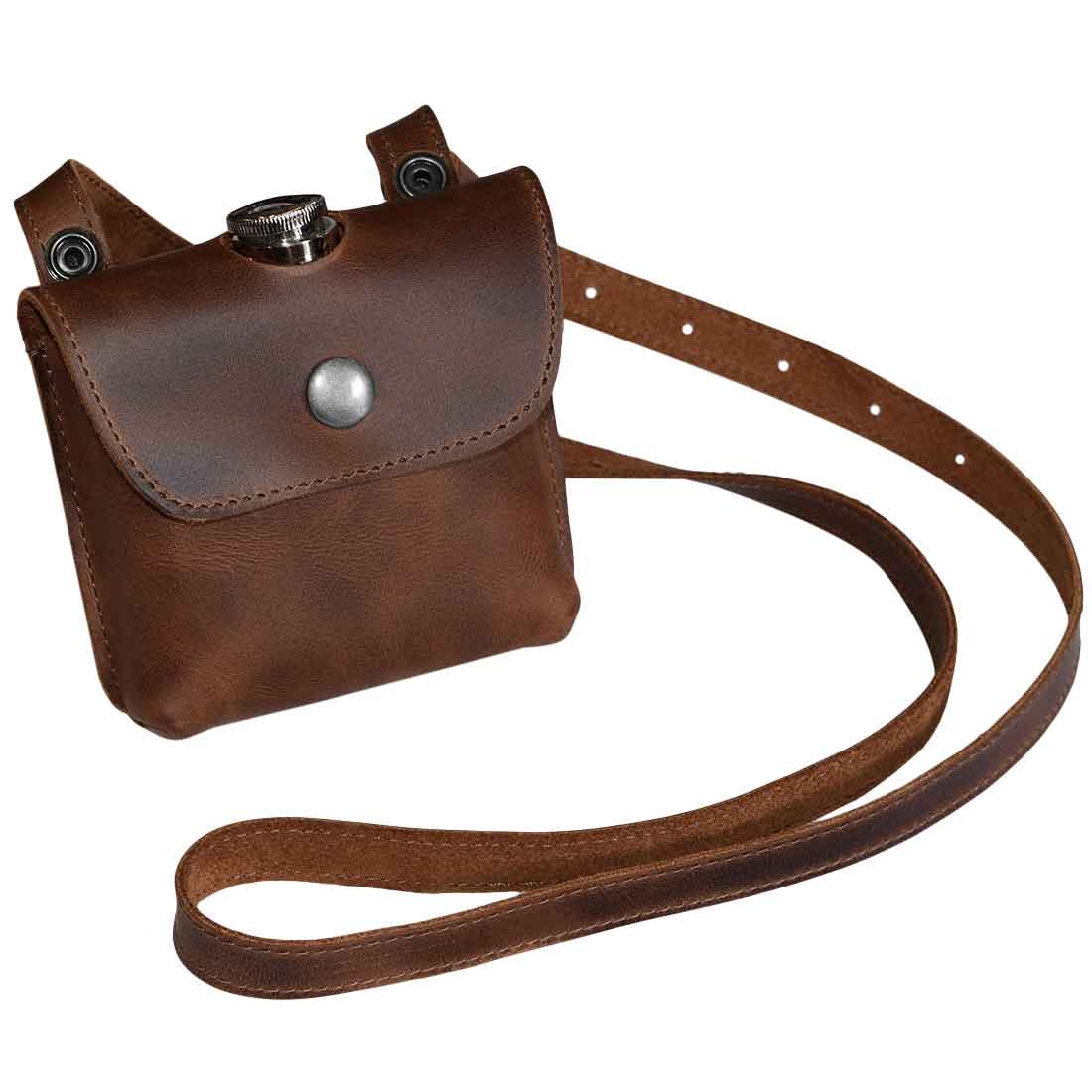 Liquor Flask Holder - Stockyard X 'The Leather Store'