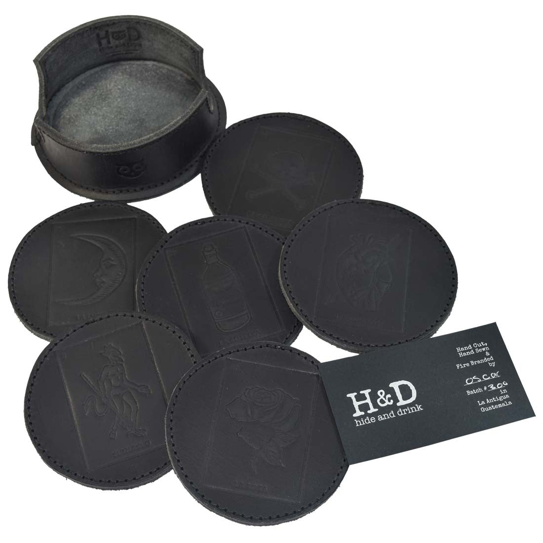 Thick Leather Loteria! Coasters (6-Pack) - Stockyard X 'The Leather Store'