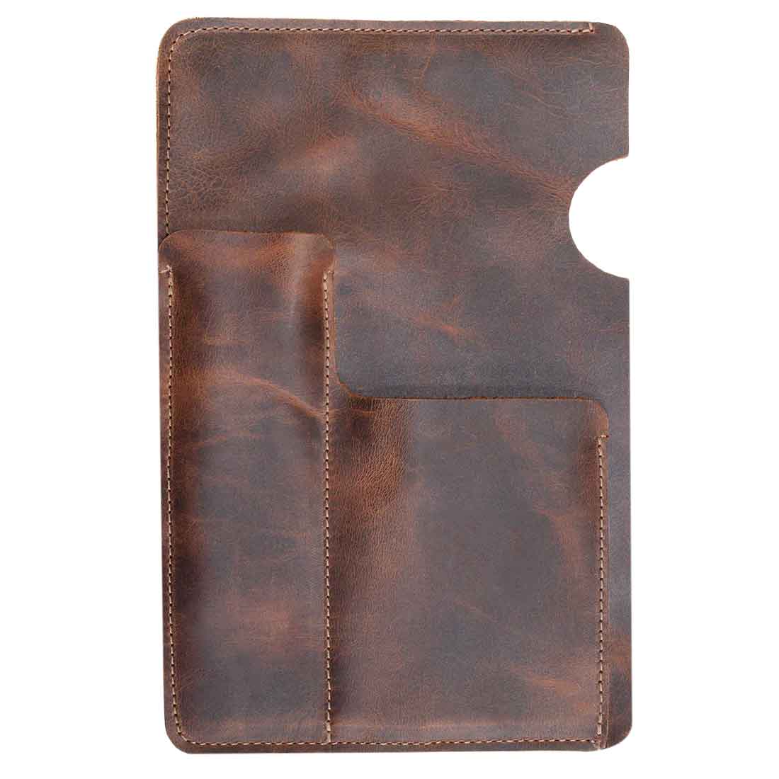 Notebook Sleeve & Knife Holder (5 x 8.5 in.) (Notebook Not Included) - Stockyard X 'The Leather Store'