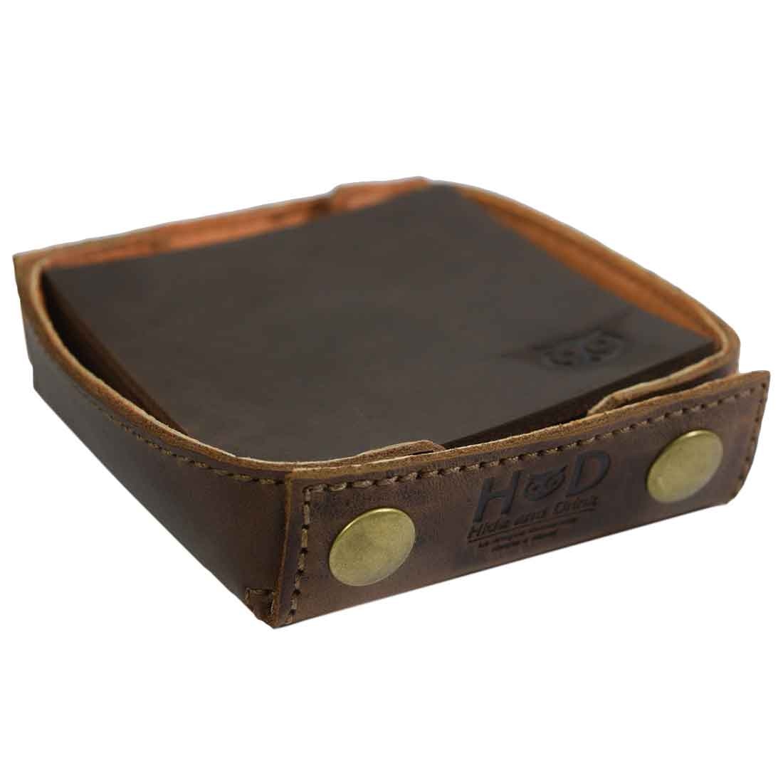 Owl Coaster Square Box Set (6-Pack) - Stockyard X 'The Leather Store'