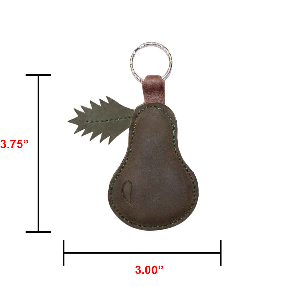 Pear Keychain - Stockyard X 'The Leather Store'
