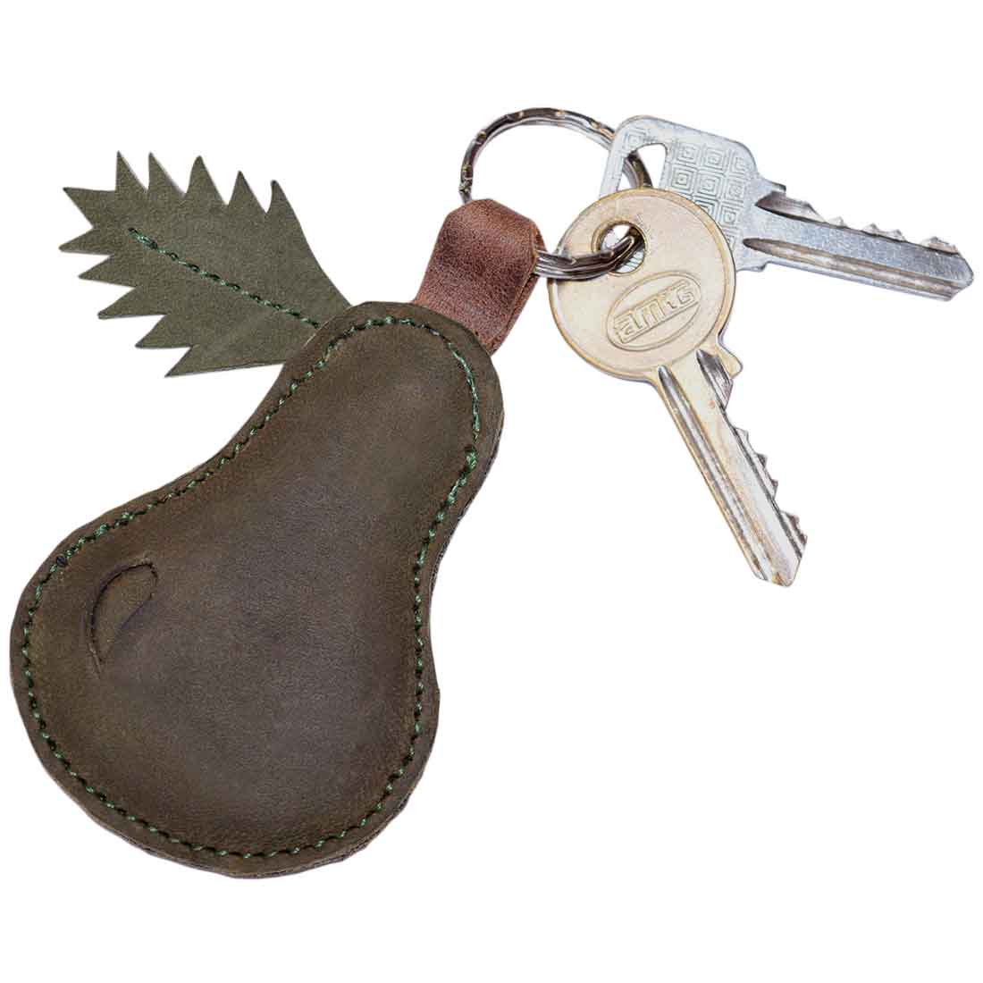 Pear Keychain - Stockyard X 'The Leather Store'