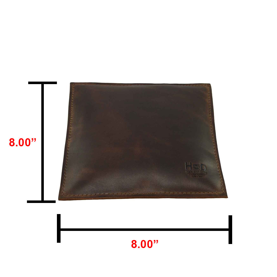 Hide & Drink Decorative Pillow featuring full grain leather, crafted as a unique 12 x 12 in. addition to your couch, sofa, or bed. This stylish decoration enhances home and office accessories, celebrated for small batch production, and made by hand with care in La Antigua Guatemala & Oaxaca Mexico.