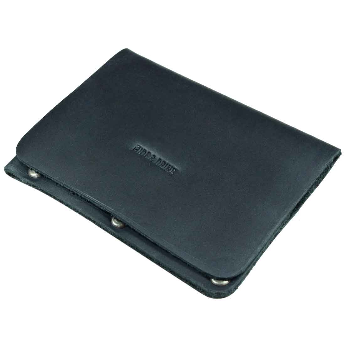 Riveted Rectangle Card Holder - Stockyard X 'The Leather Store'