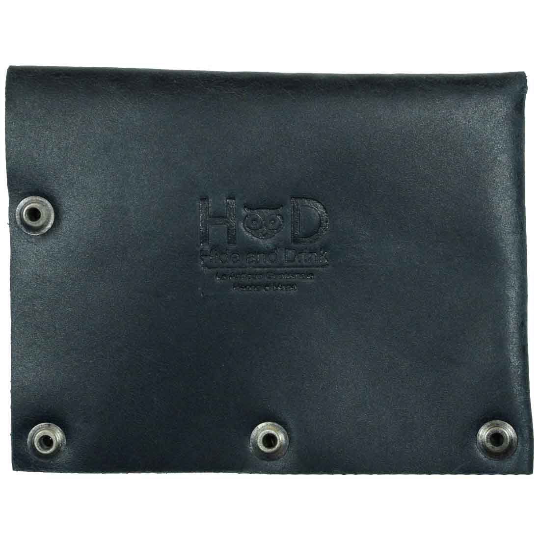 Riveted Card Holder with Snap - Stockyard X 'The Leather Store'