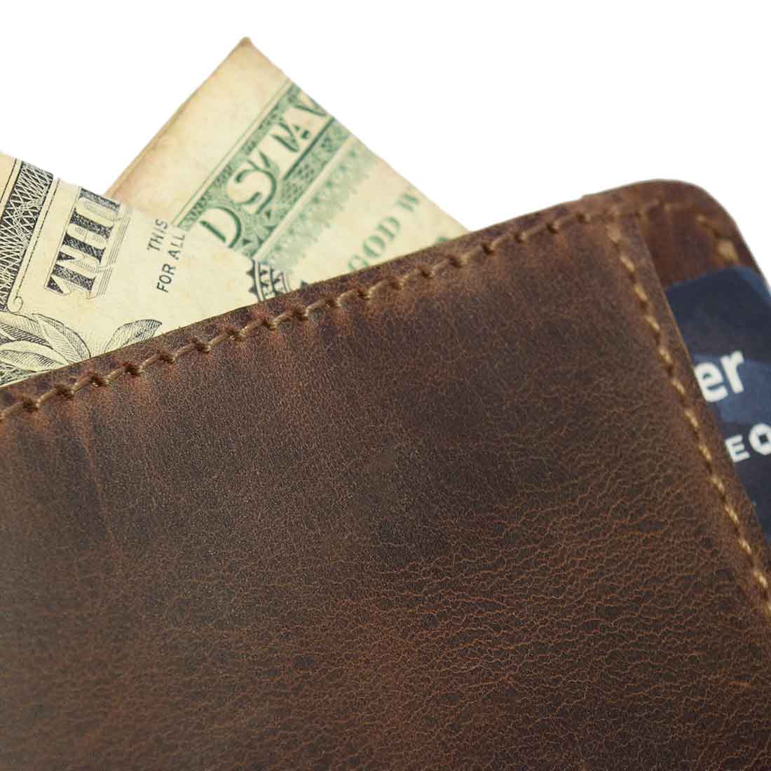 Folded Bills Wallet - Stockyard X 'The Leather Store'
