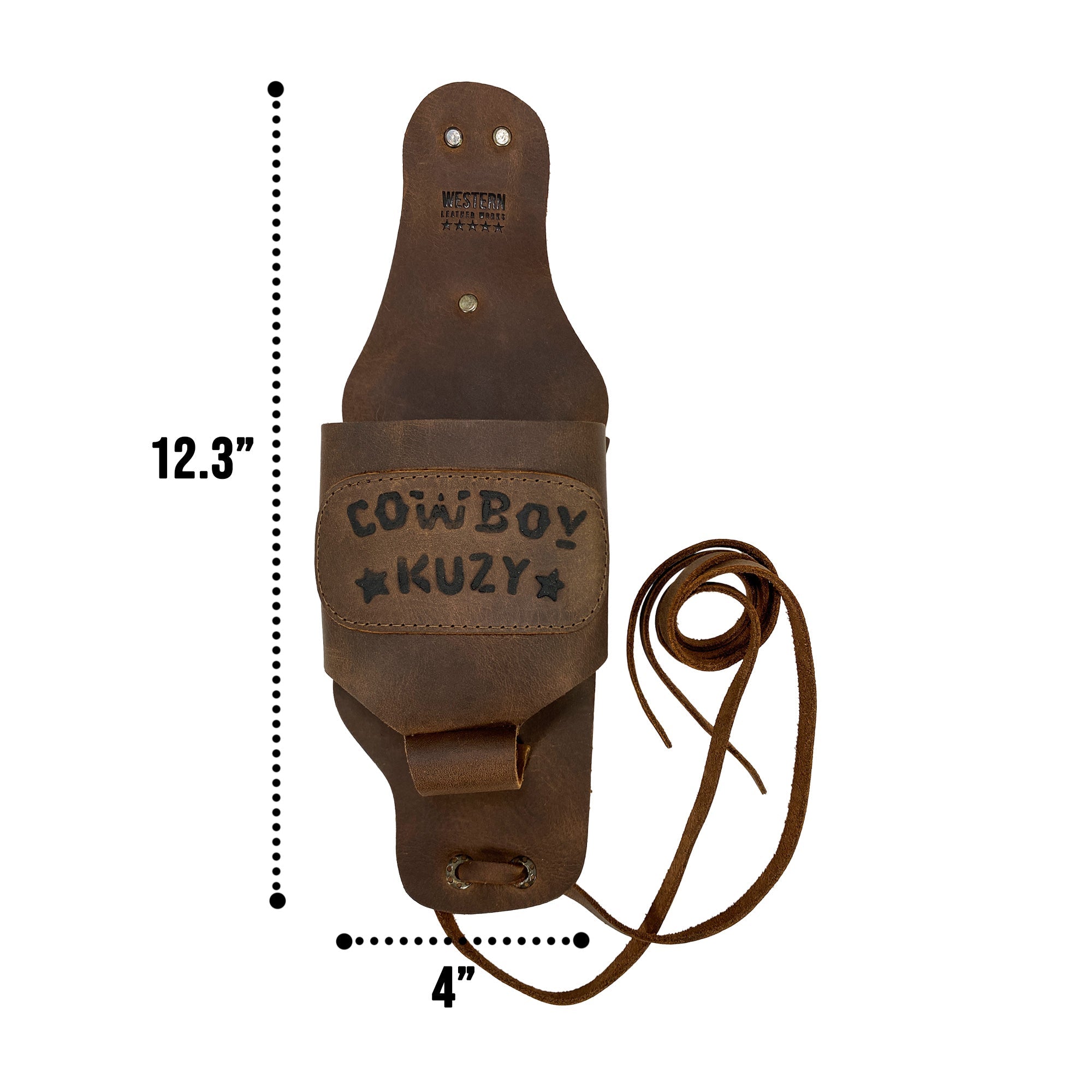 Cowboy Beer Holster - Stockyard X 'The Leather Store'