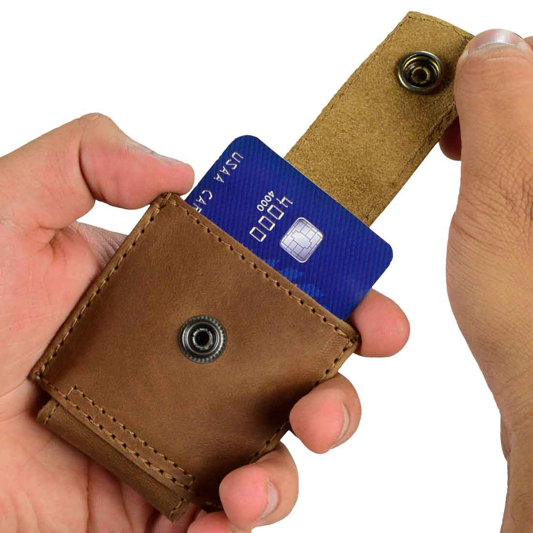 Sliding Card Holder - Stockyard X 'The Leather Store'