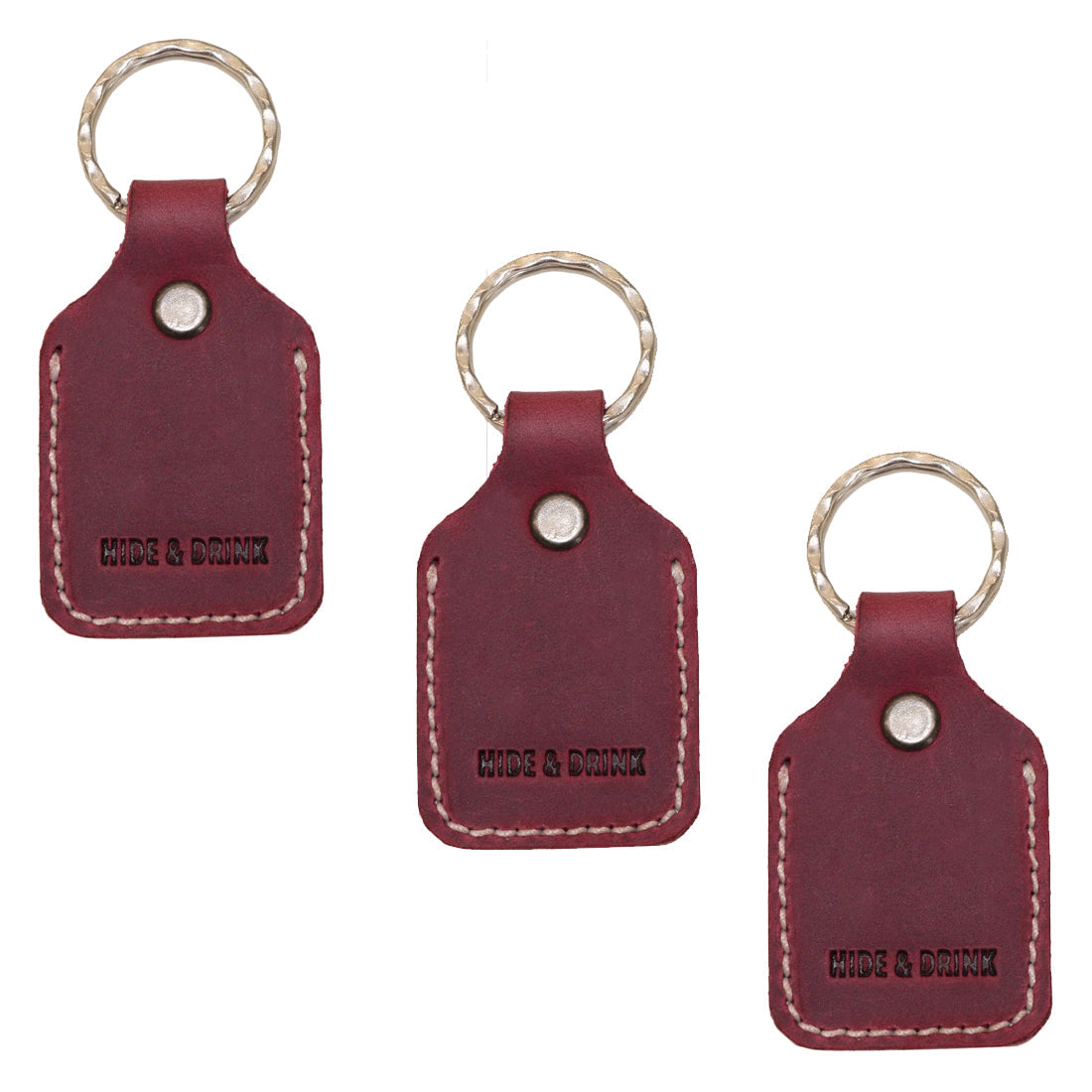 Small Simple Keychain (3 Pack) - Stockyard X 'The Leather Store'