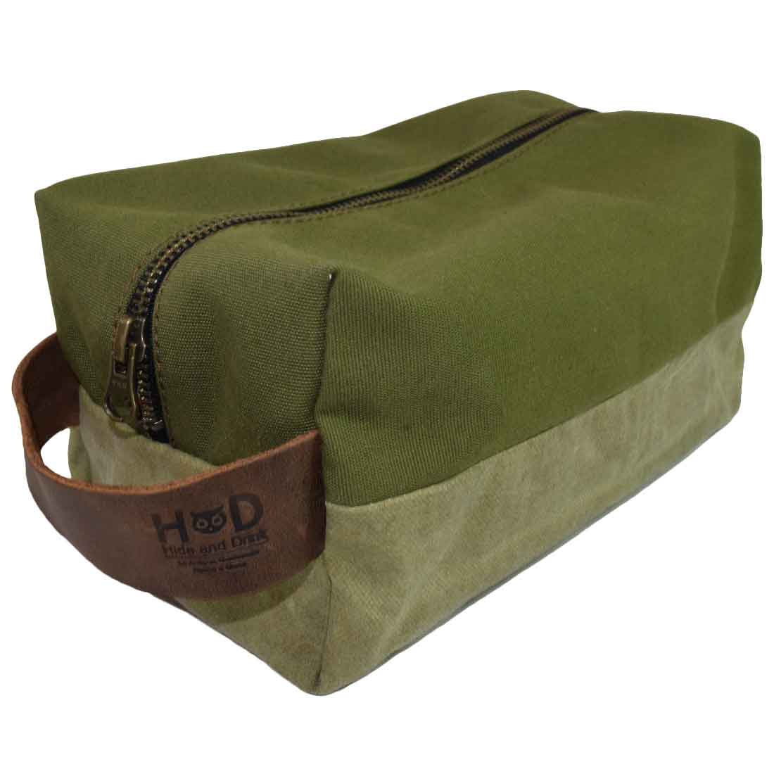 Square Dopp Kit Utility Bag - Stockyard X 'The Leather Store'