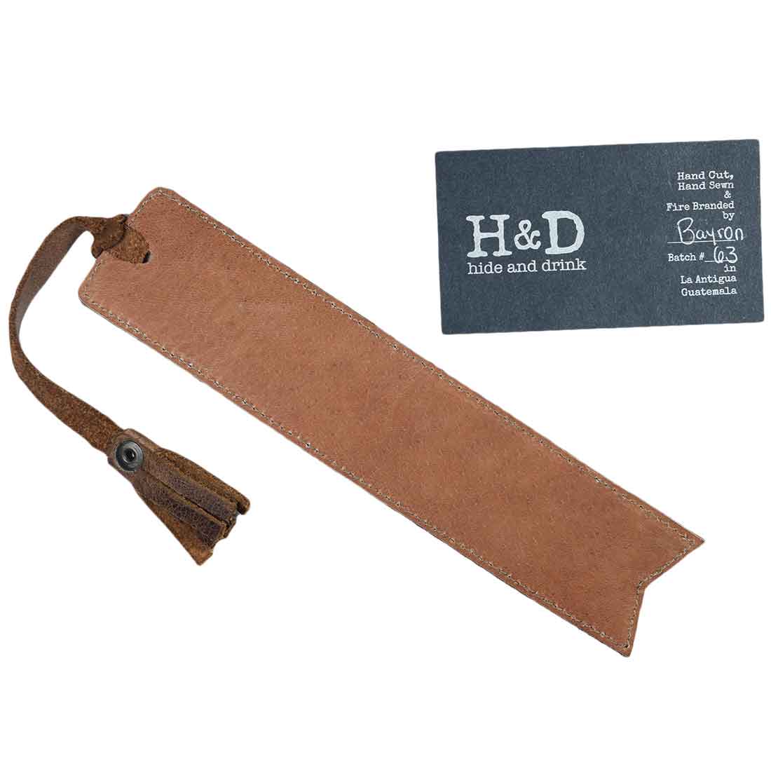 Bookmark With Tassel - Stockyard X 'The Leather Store'