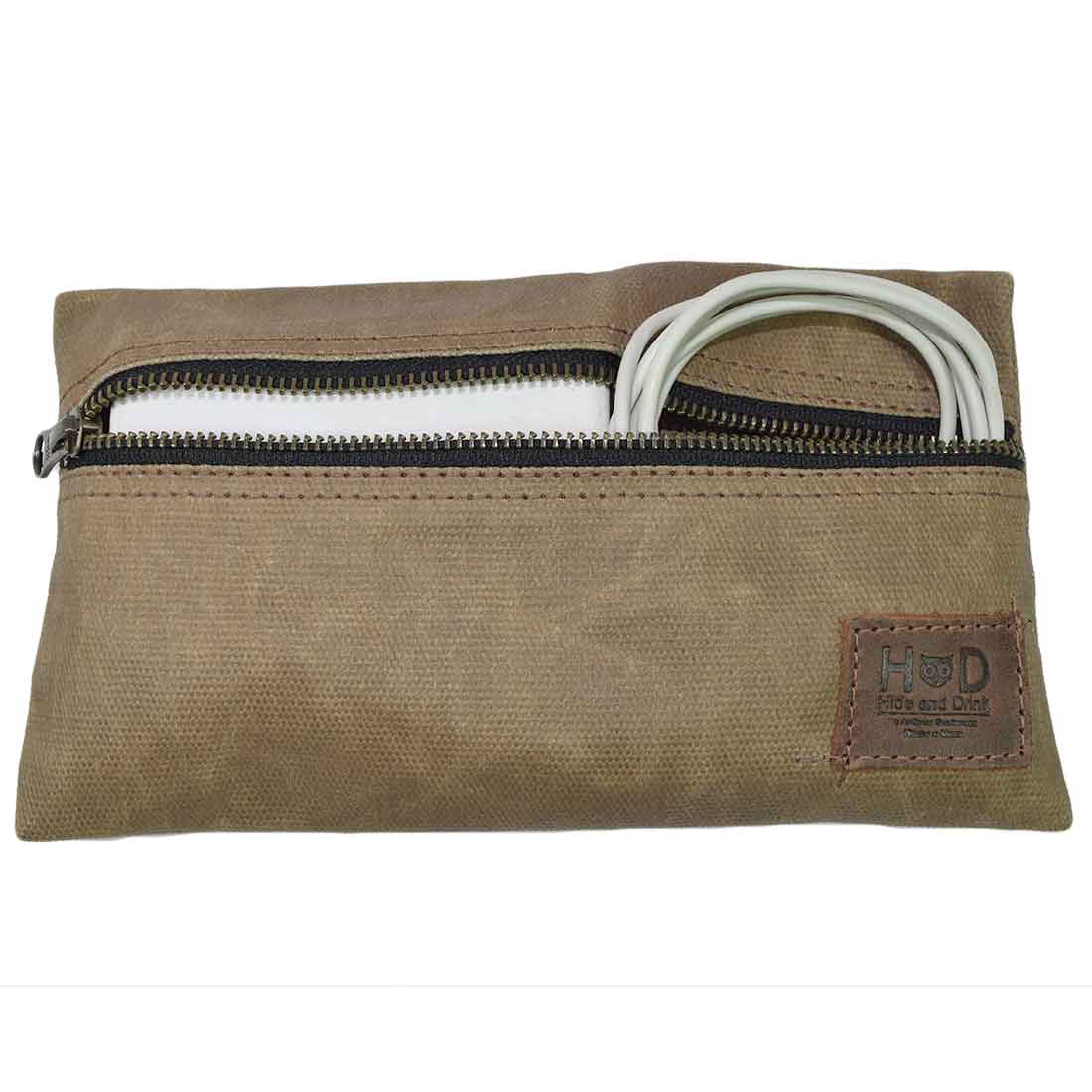 Hide & Drink Utility Cord Pouch showcasing vibrant color options and artisan stitching. This pouch excels as an all-purpose utility & charger case for MacBook, iPad & Laptop, and doubles as a stylish cable organizer, made in La Antigua Guatemala & Oaxaca Mexico.