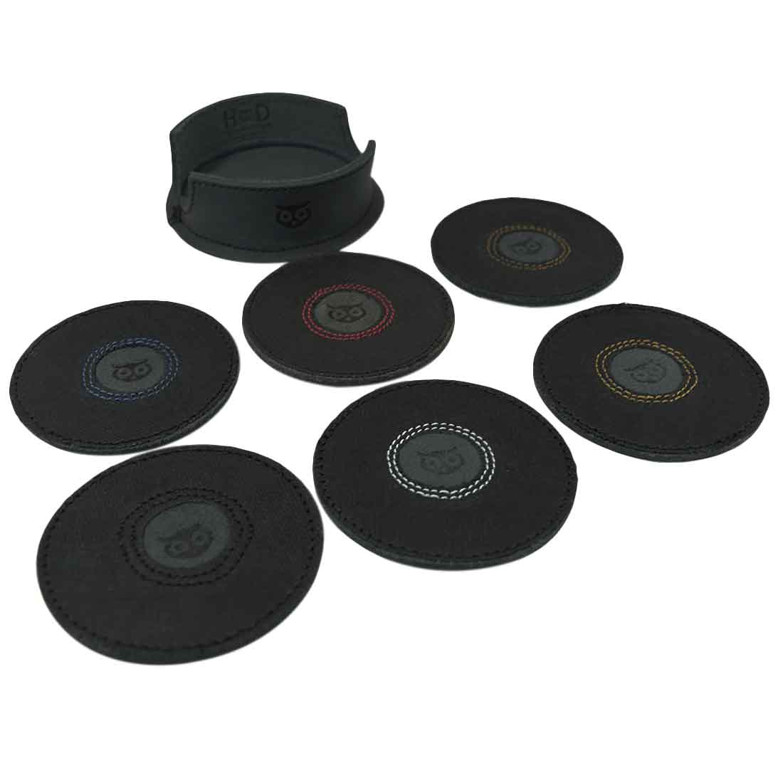 Vinyl Record LP Coaster Set (6-pack) - Stockyard X 'The Leather Store'