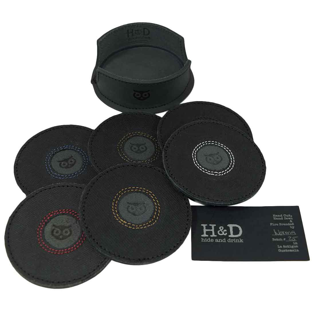 Vinyl Record LP Coaster Set (6-pack) - Stockyard X 'The Leather Store'