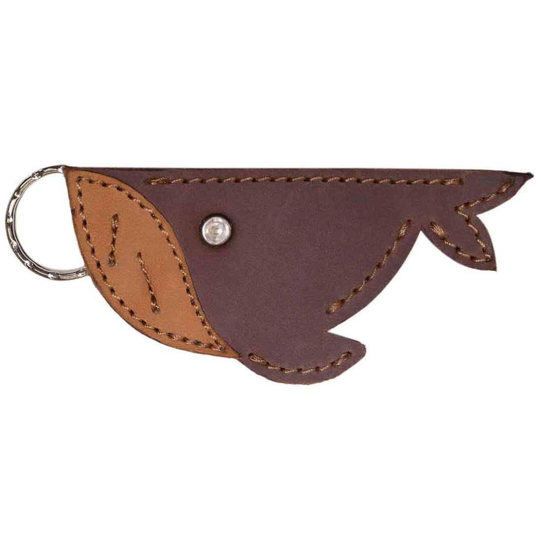 Whale Keychain - Stockyard X 'The Leather Store'