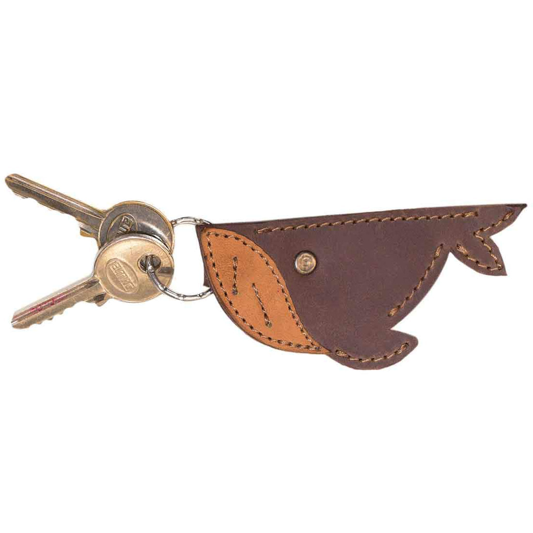 Whale Keychain - Stockyard X 'The Leather Store'
