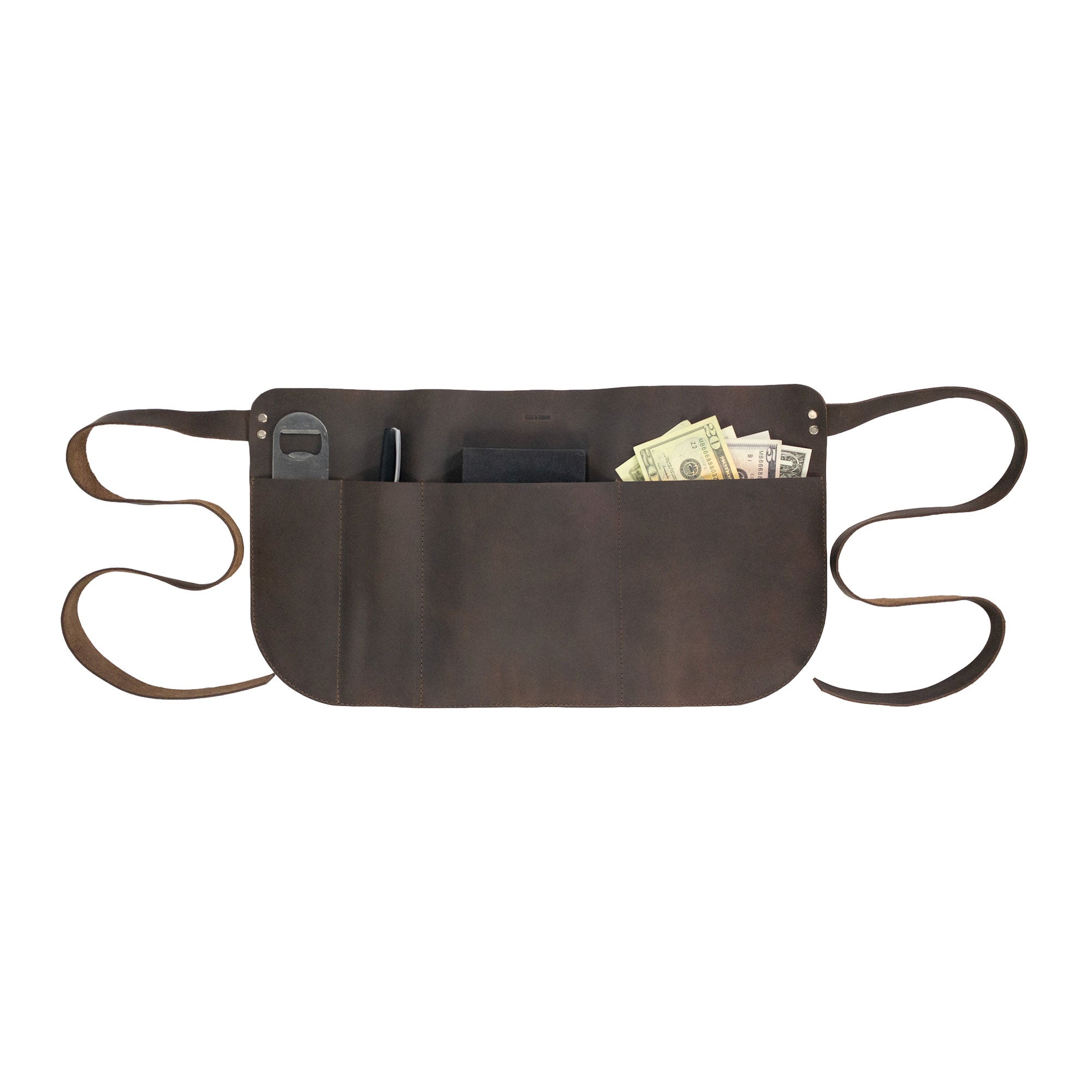 Minimalist Waiter/Waitress Waist Apron - Stockyard X 'The Leather Store'