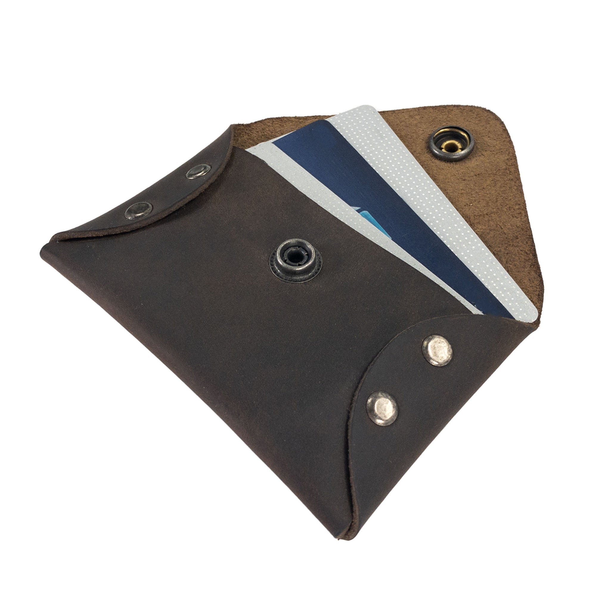Riveted Unibody Card Holder - Stockyard X 'The Leather Store'