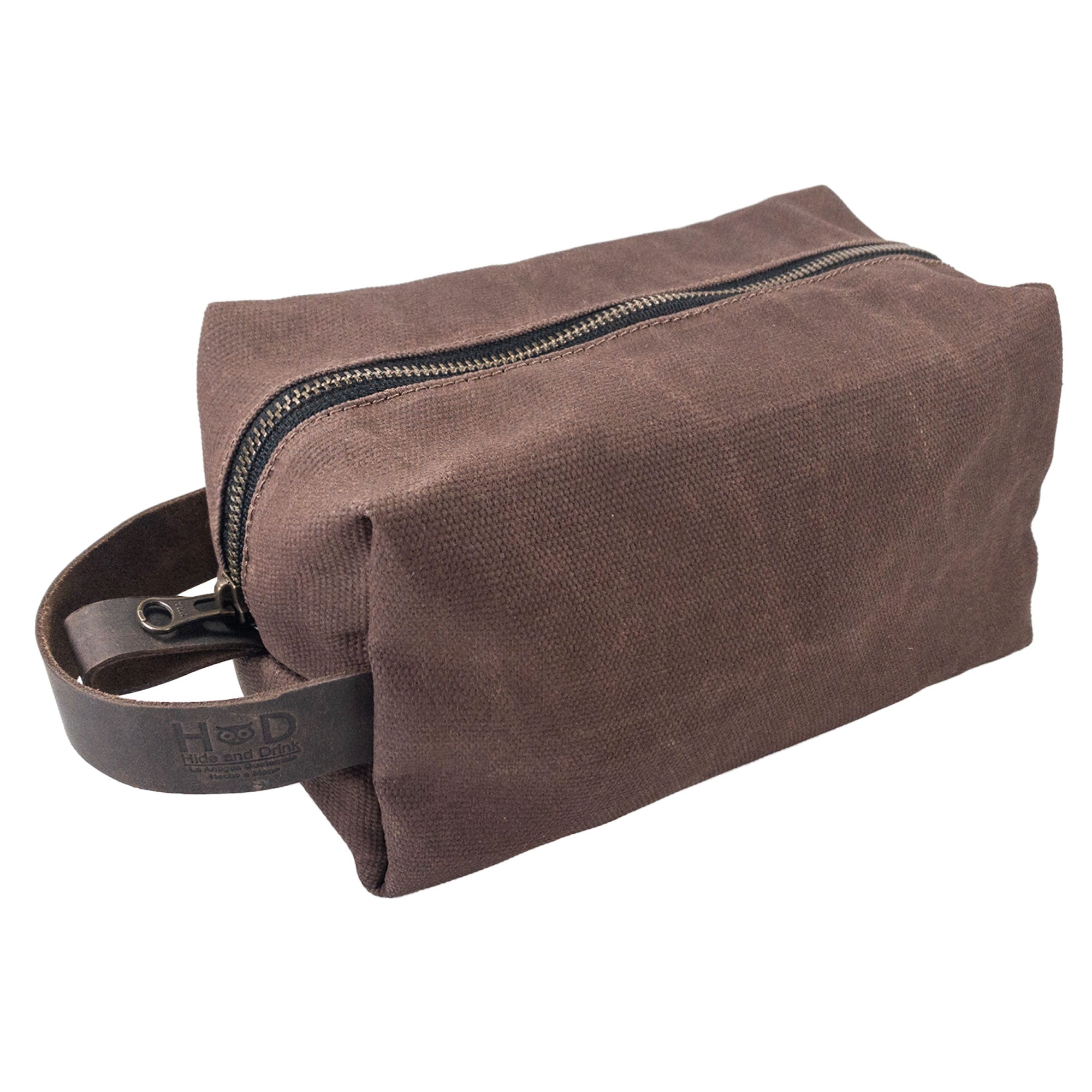 Square Dopp Kit Utility Bag - Stockyard X 'The Leather Store'