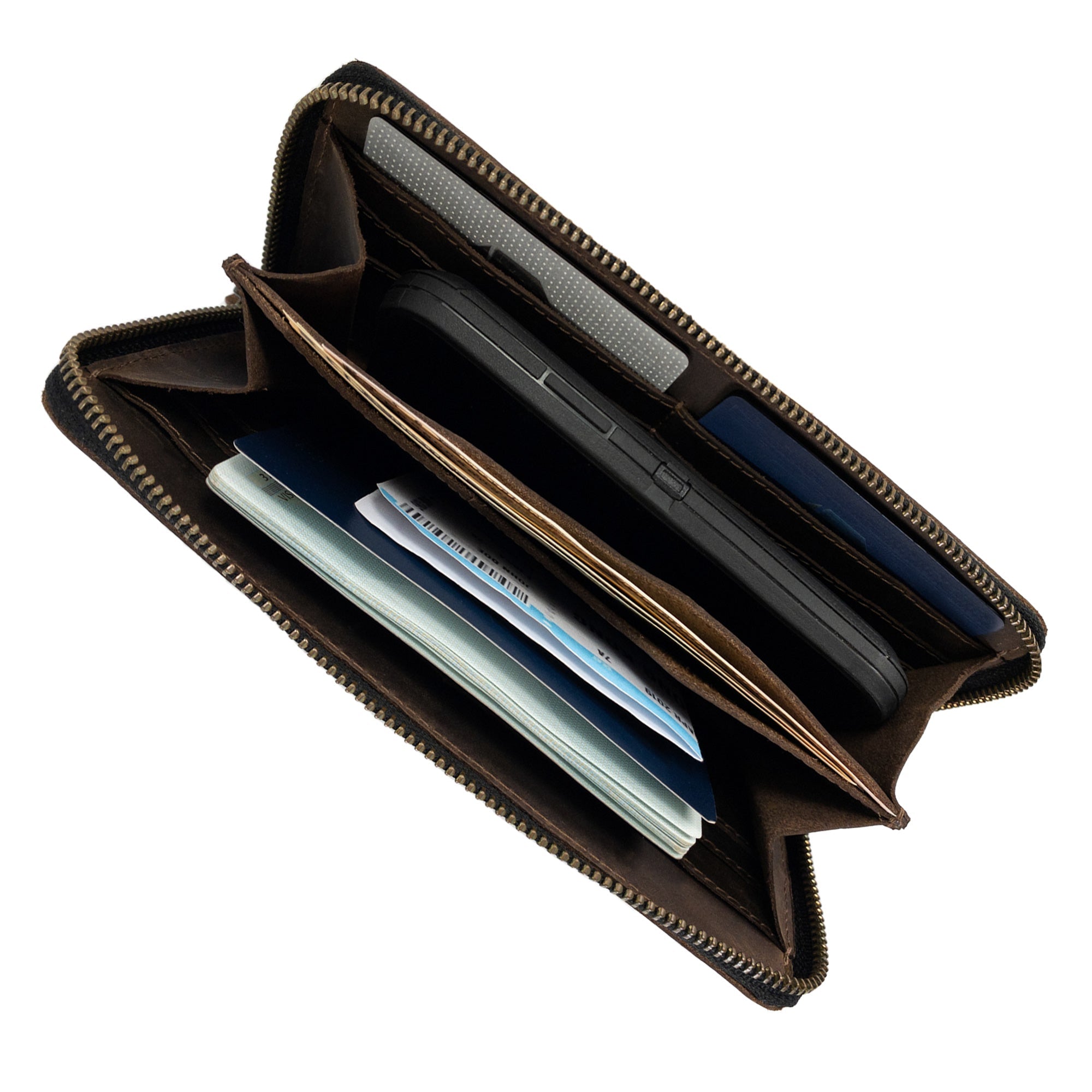 Accordion Zippered Wallet - Stockyard X 'The Leather Store'