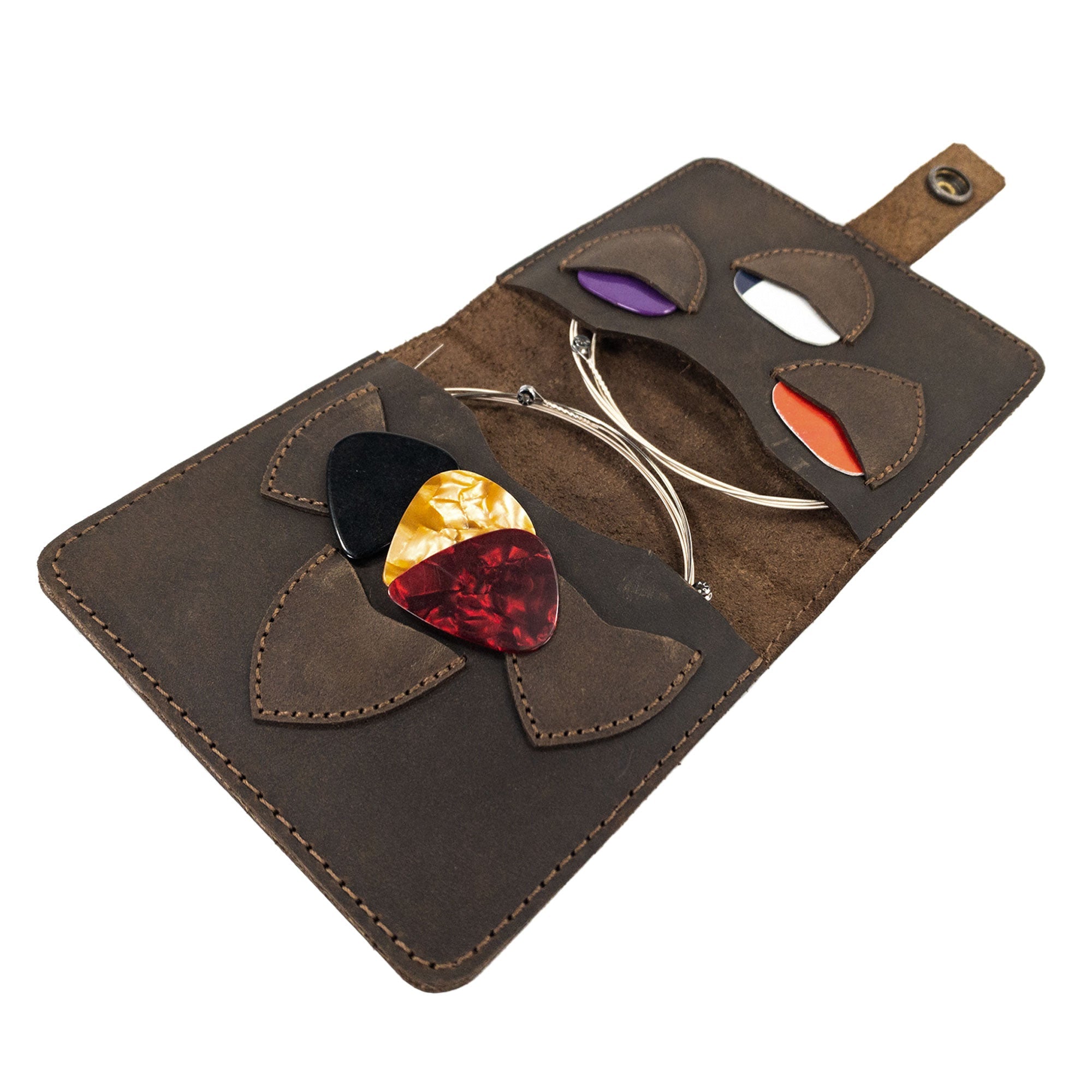 Guitar Pick & String Wallet - Stockyard X 'The Leather Store'