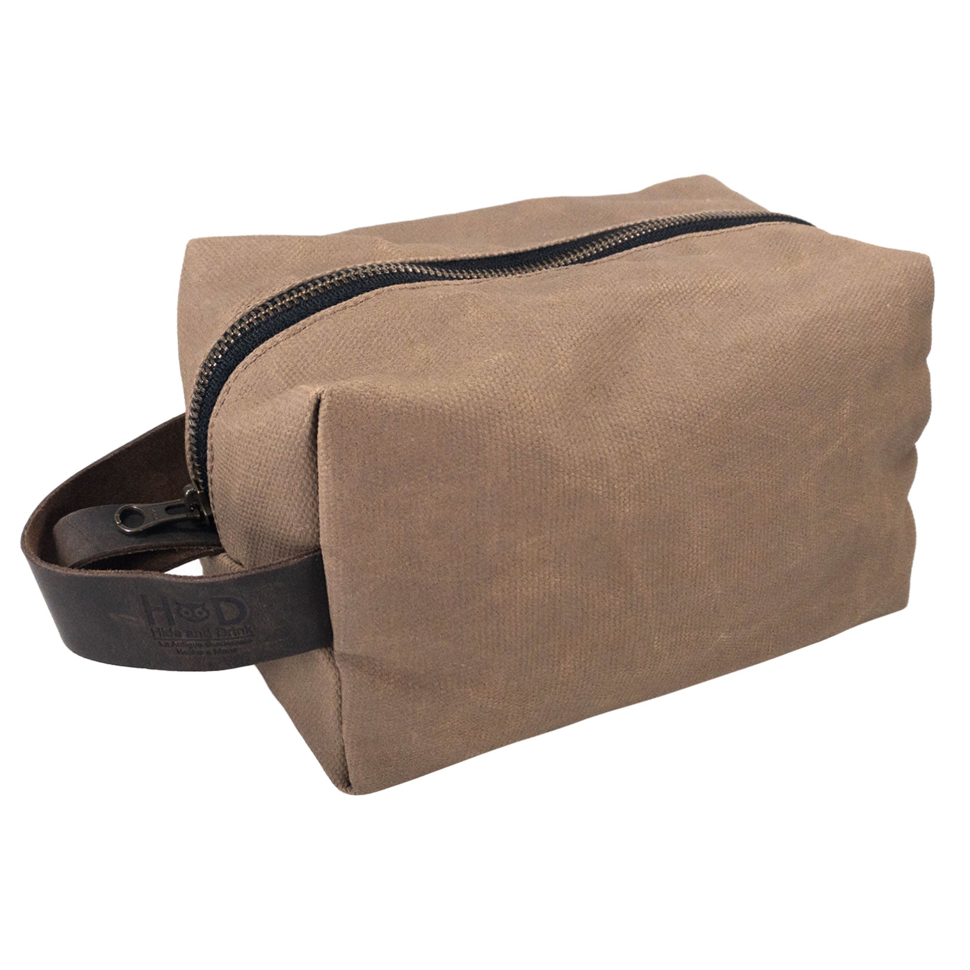 Square Dopp Kit Utility Bag - Stockyard X 'The Leather Store'