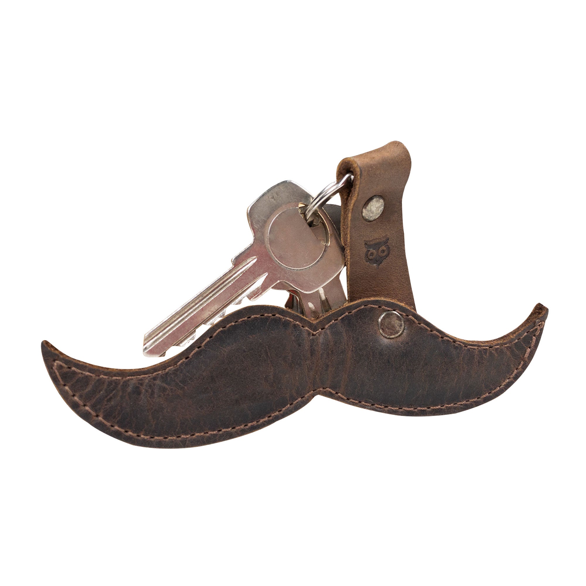 Keychain Moustache - Stockyard X 'The Leather Store'