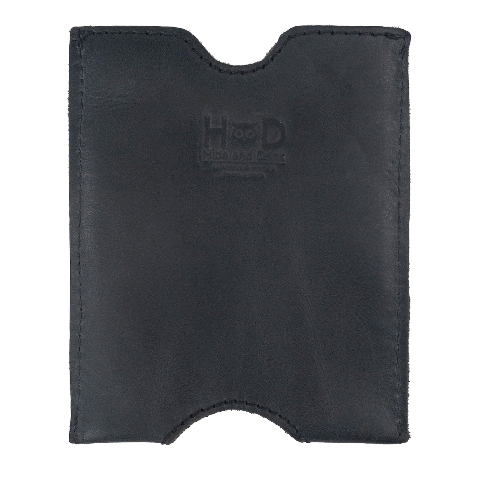 Hide & Drink Passport Sleeve featuring high-quality Full Grain Leather with a back view. This handmade Travel Passport Pocket Sleeve is crafted using small batch production techniques, reflecting artisan craftsmanship from La Antigua Guatemala & Oaxaca Mexico.