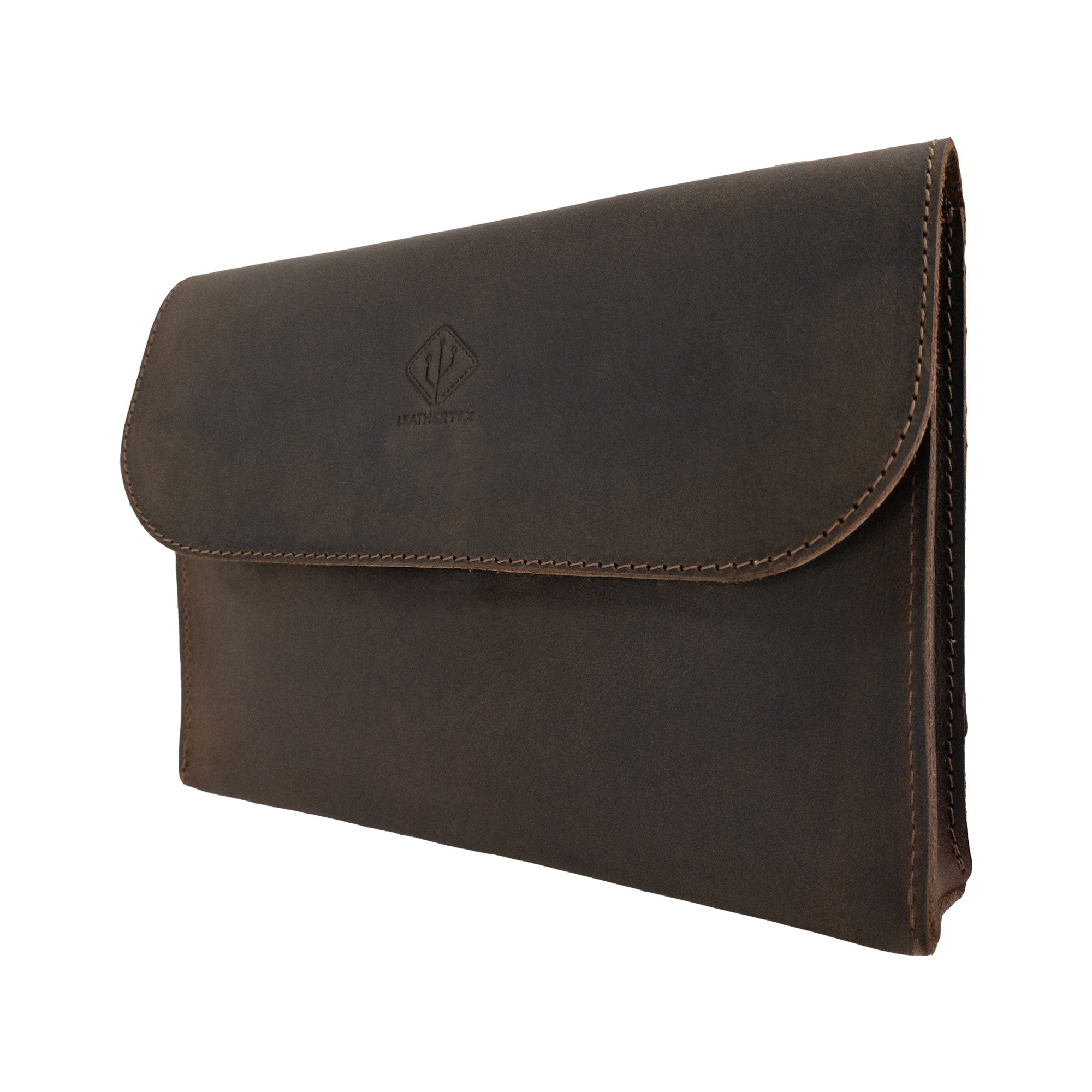 Minimalist Electronic Pouch for Cables and Chargers - Stockyard X 'The Leather Store'