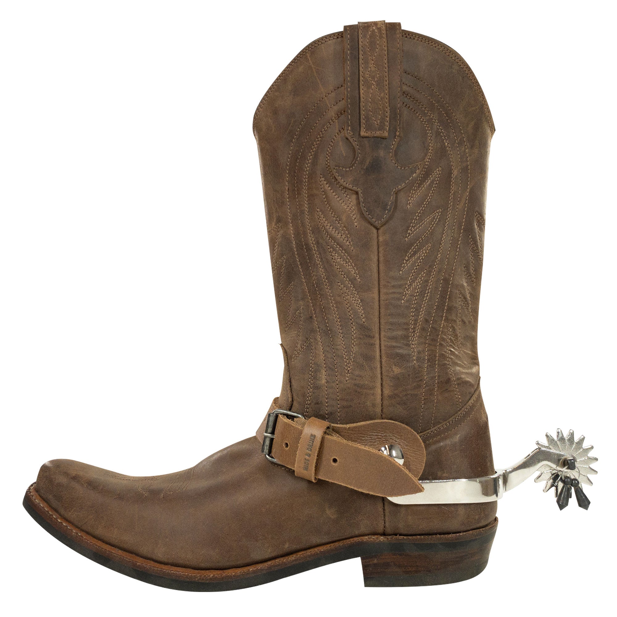 Hide & Drink's Ply Spur Straps (2 Pieces) - Includes a set of 2 Single Spur Straps ideal for Cowboy footwear for both Men and Women. Handcrafted from Full Grain Leather, these durable straps are ready for your next Rodeo or Equestrian adventure.