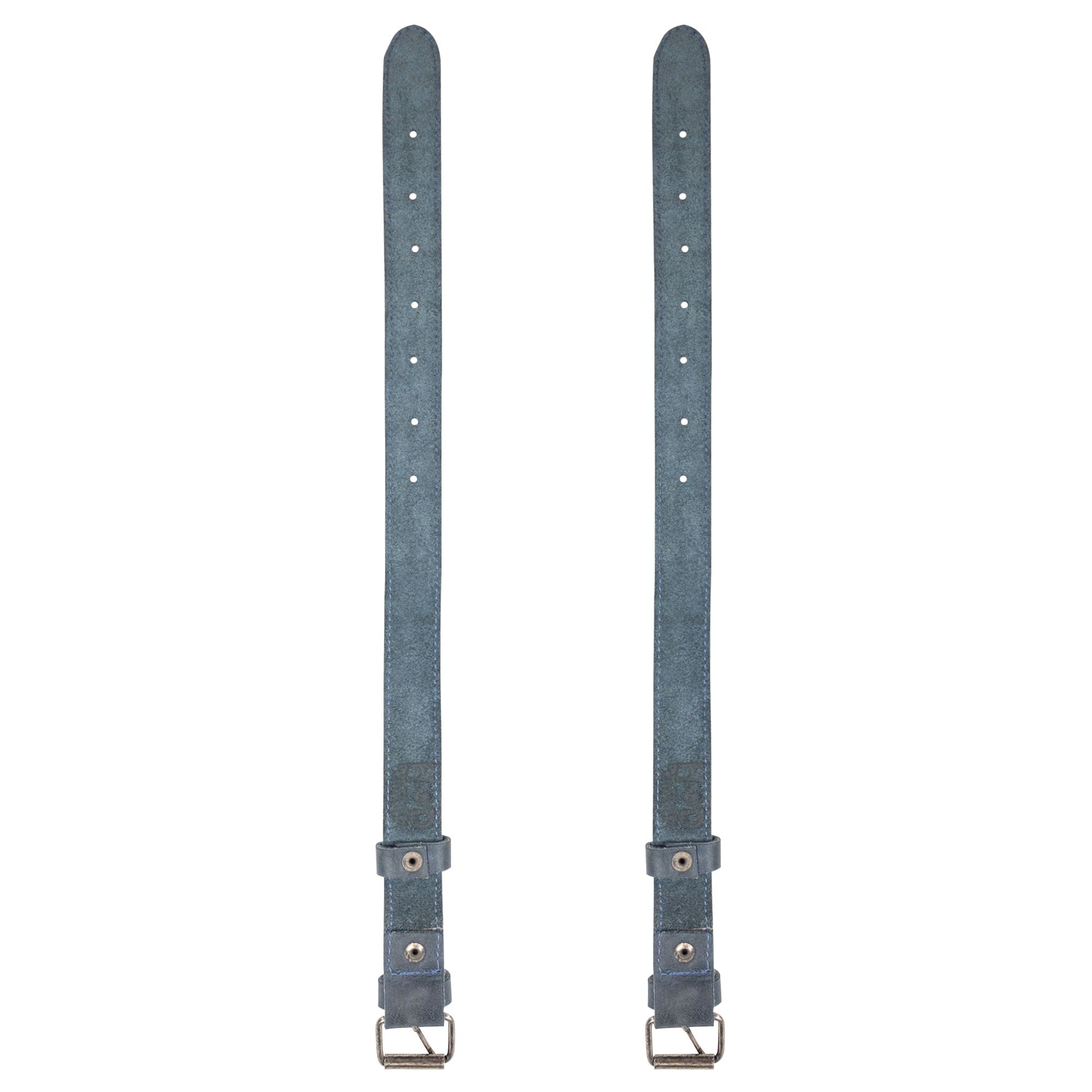 Bicycle Ankle Bands by Hide & Drink, showcasing Rustic Bicycle Ankle Bands with a traditional Brass Metal Buckle. These quality Adjustable Straps for Legs made from Full Grain Leather make amazing Vintage Gifts for Cyclists, all handcrafted in La Antigua Guatemala.