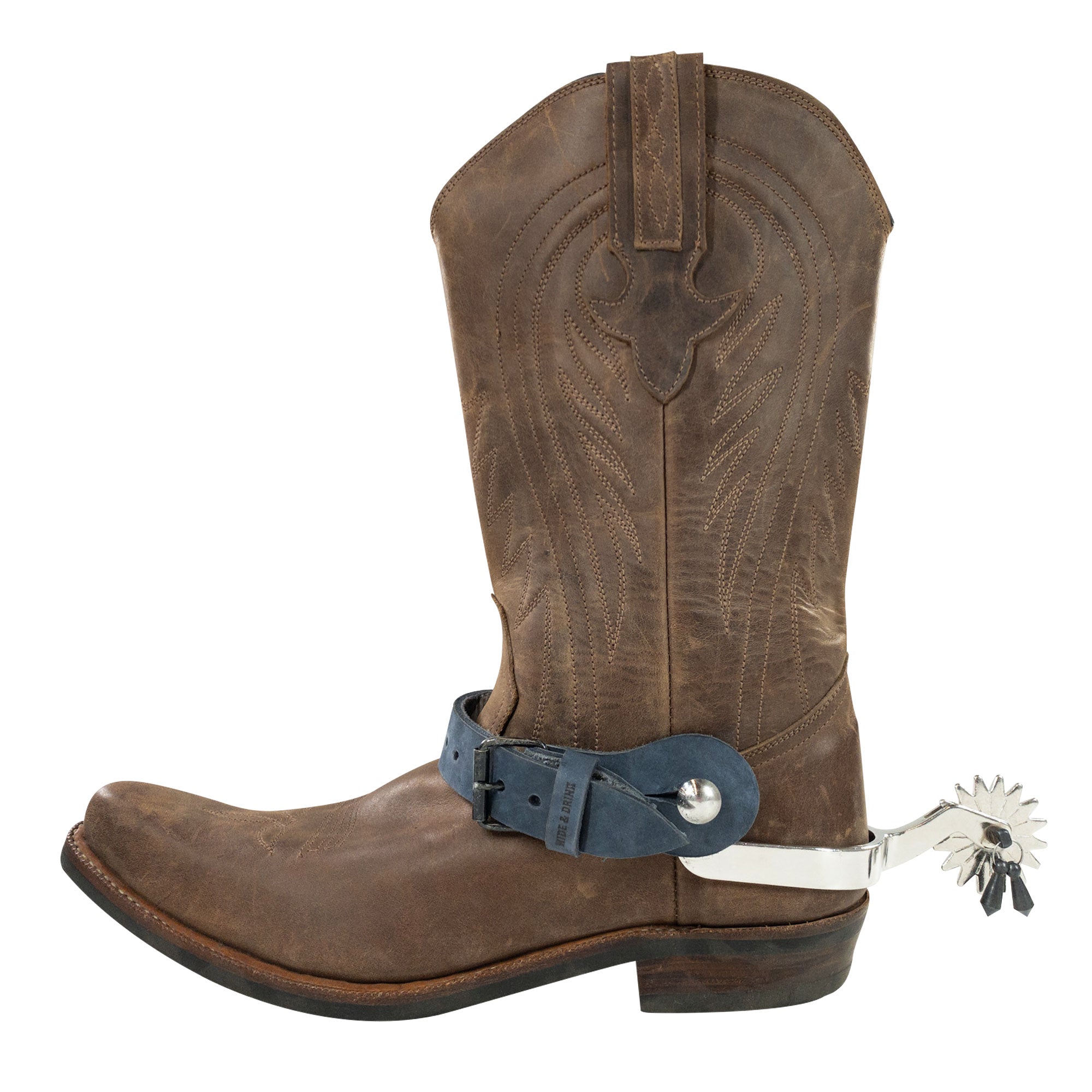 Hide & Drink's Ply Spur Straps (2 Pieces) - This set of 2 Single Spur Straps is perfect for Cowboy footwear. Ideal for Men and Women, these Full Grain Leather straps are handcrafted to ensure quality and durability, perfect for Rodeo use.