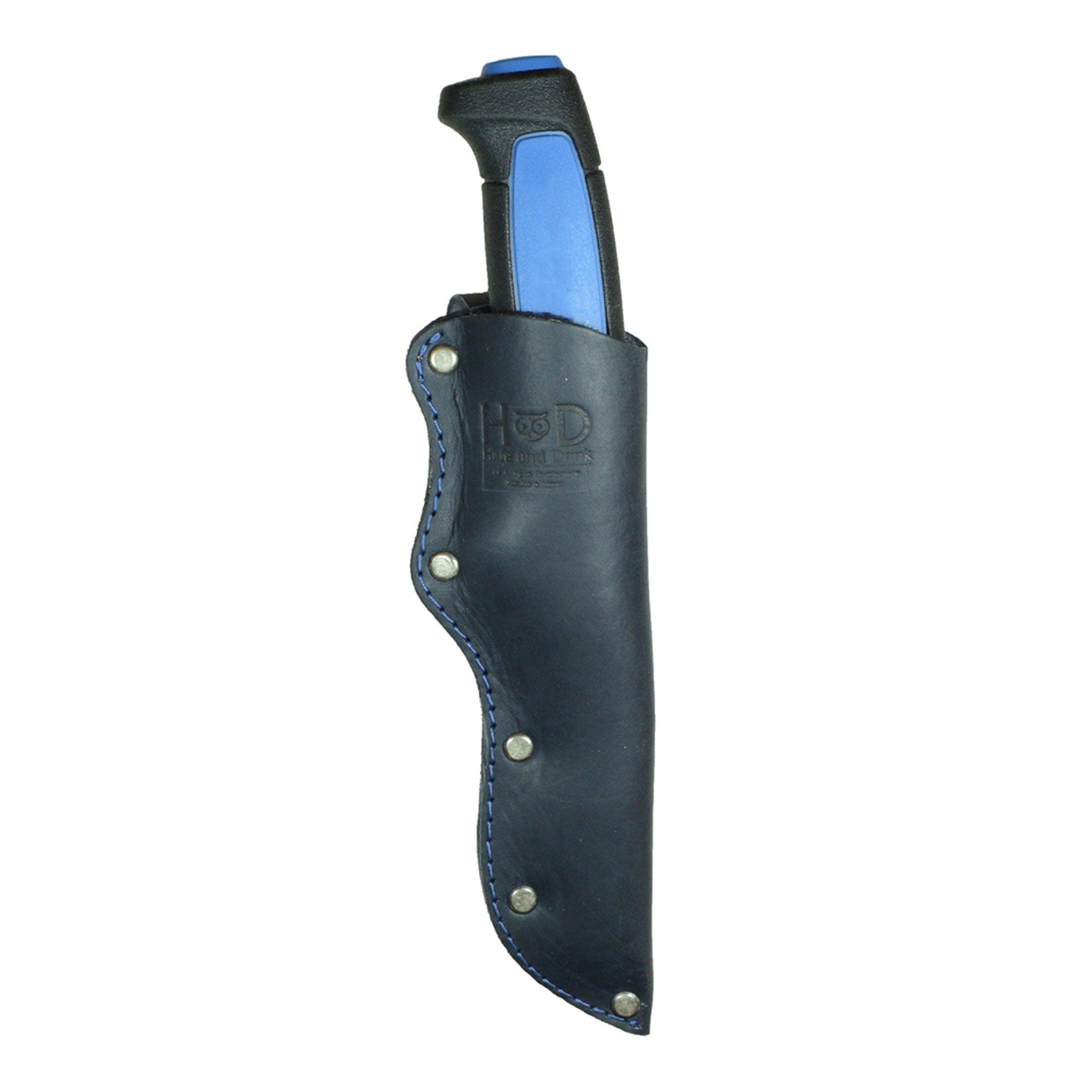 Hide & Drink's Belt Mora Knife Sheath, presenting a durable Thick Sheath for Mora Knife with Belt Loop. An artisan-crafted knife sheath designed for tactical and camping use.