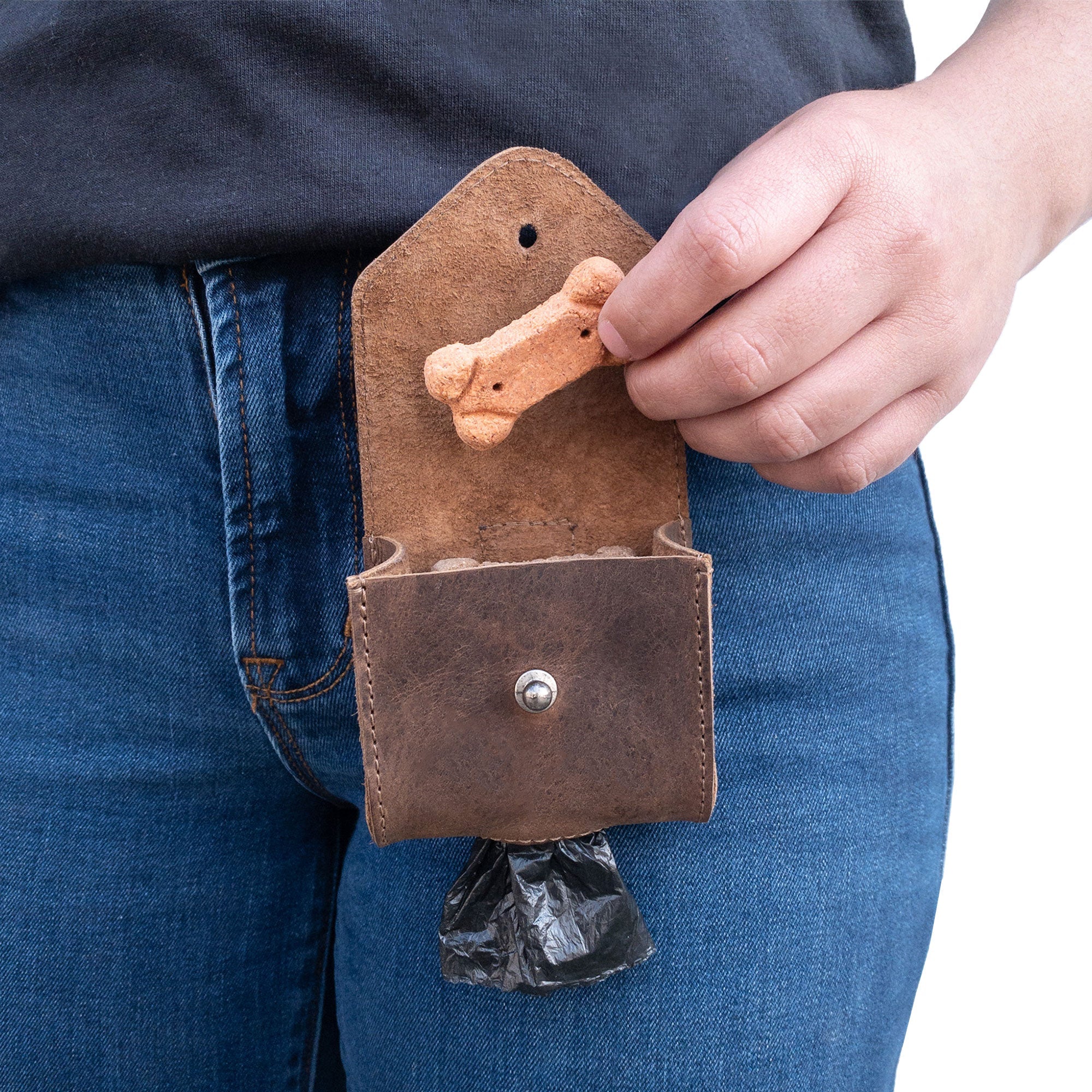 Dog Treat Bag/Poop Bag Dispenser - Stockyard X 'The Leather Store'