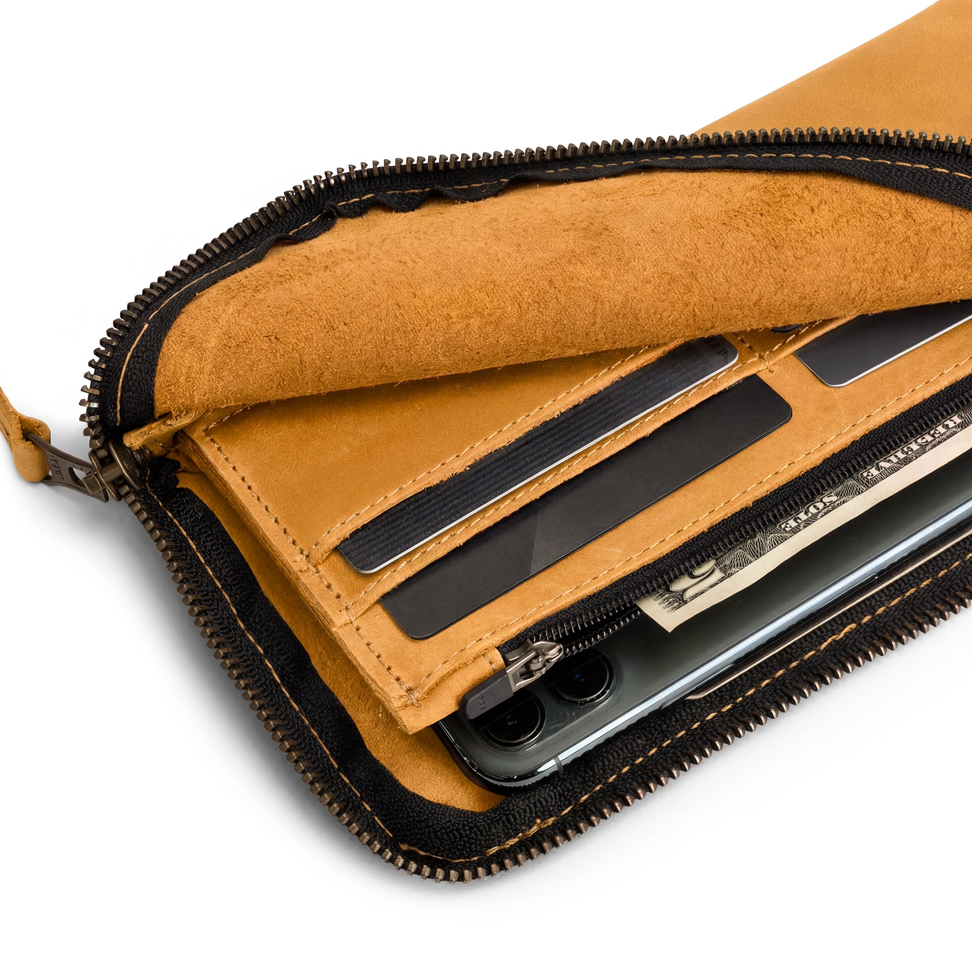 Large Zippered Wallet
