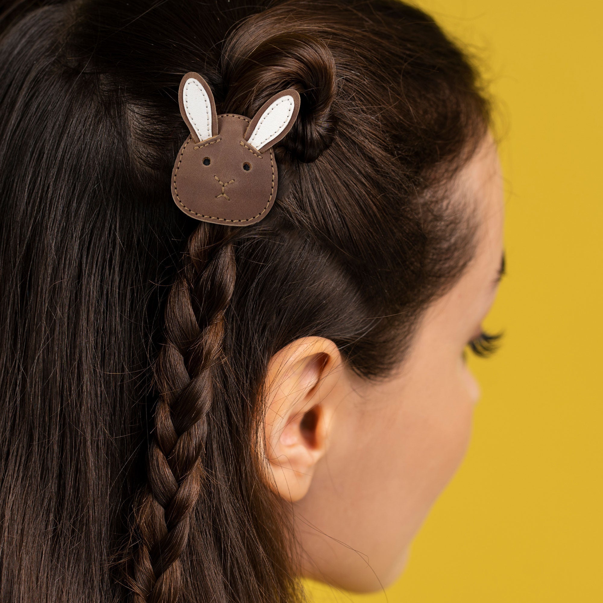 Bunny Shape Accessories for Ponytails (2 Pack) Elastic not Included - Stockyard X 'The Leather Store'