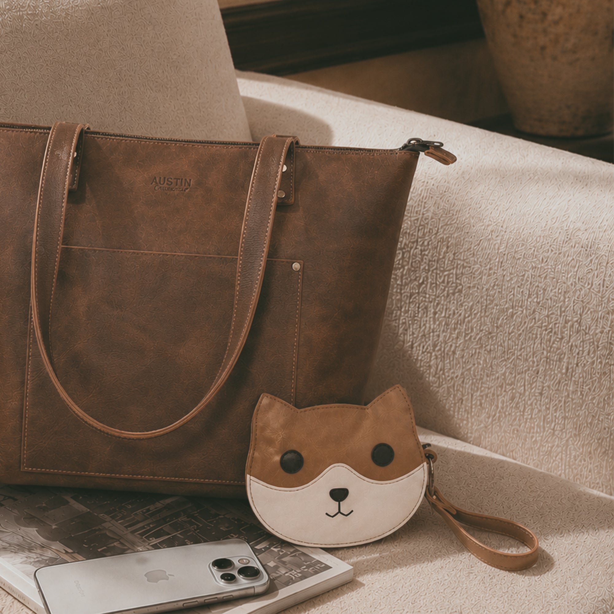 Cute Cat Clutch - Stockyard X 'The Leather Store'