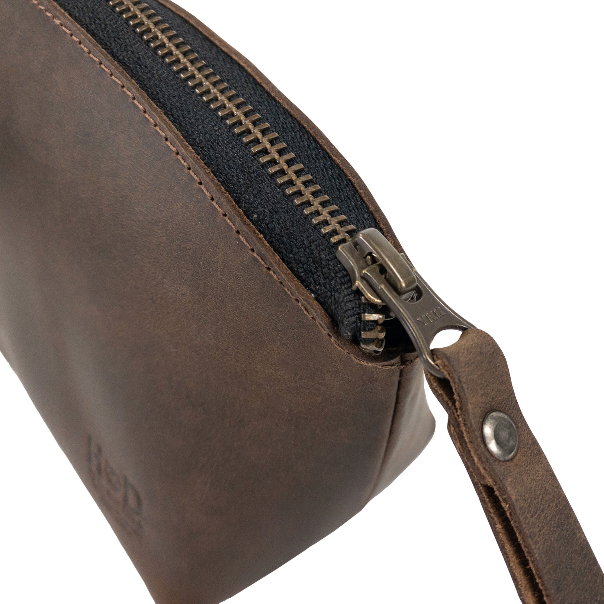 Makeup Bag with Wristlet - Stockyard X 'The Leather Store'