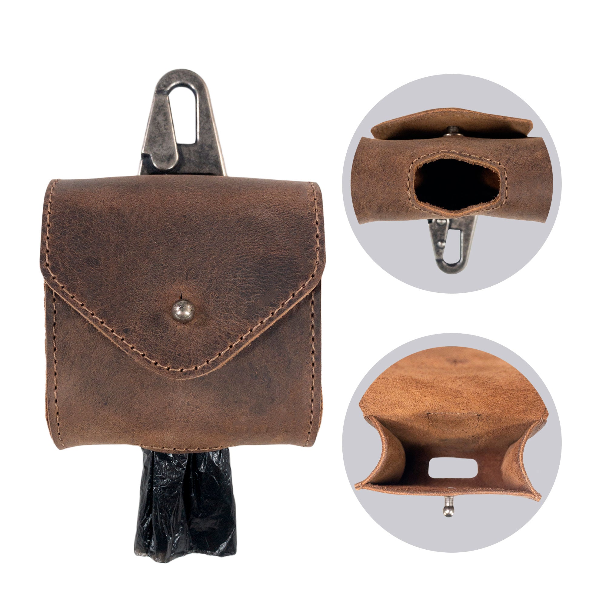 Dog Treat Bag/Poop Bag Dispenser - Stockyard X 'The Leather Store'