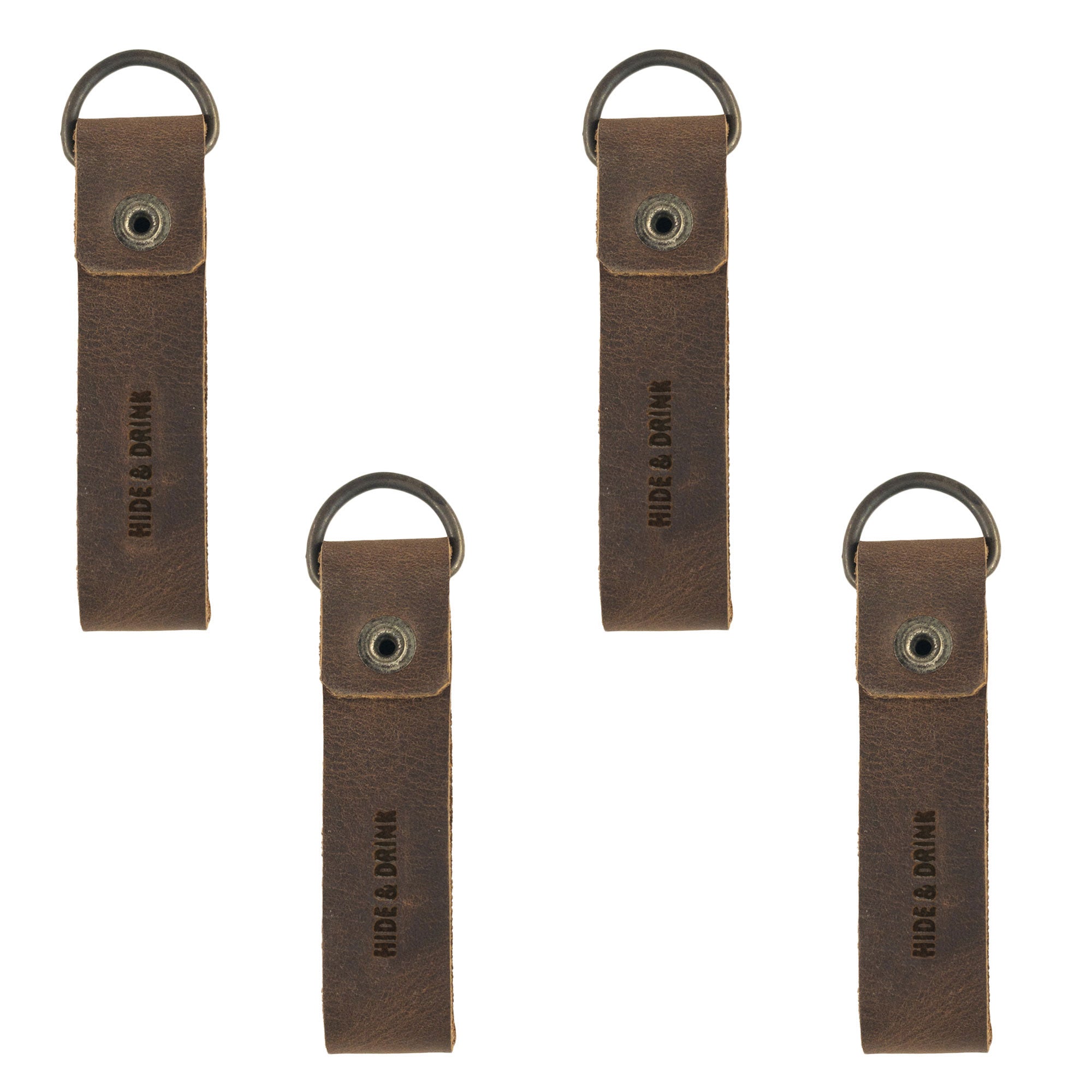 Set of 4 Riveted Suspender Loop Attachments