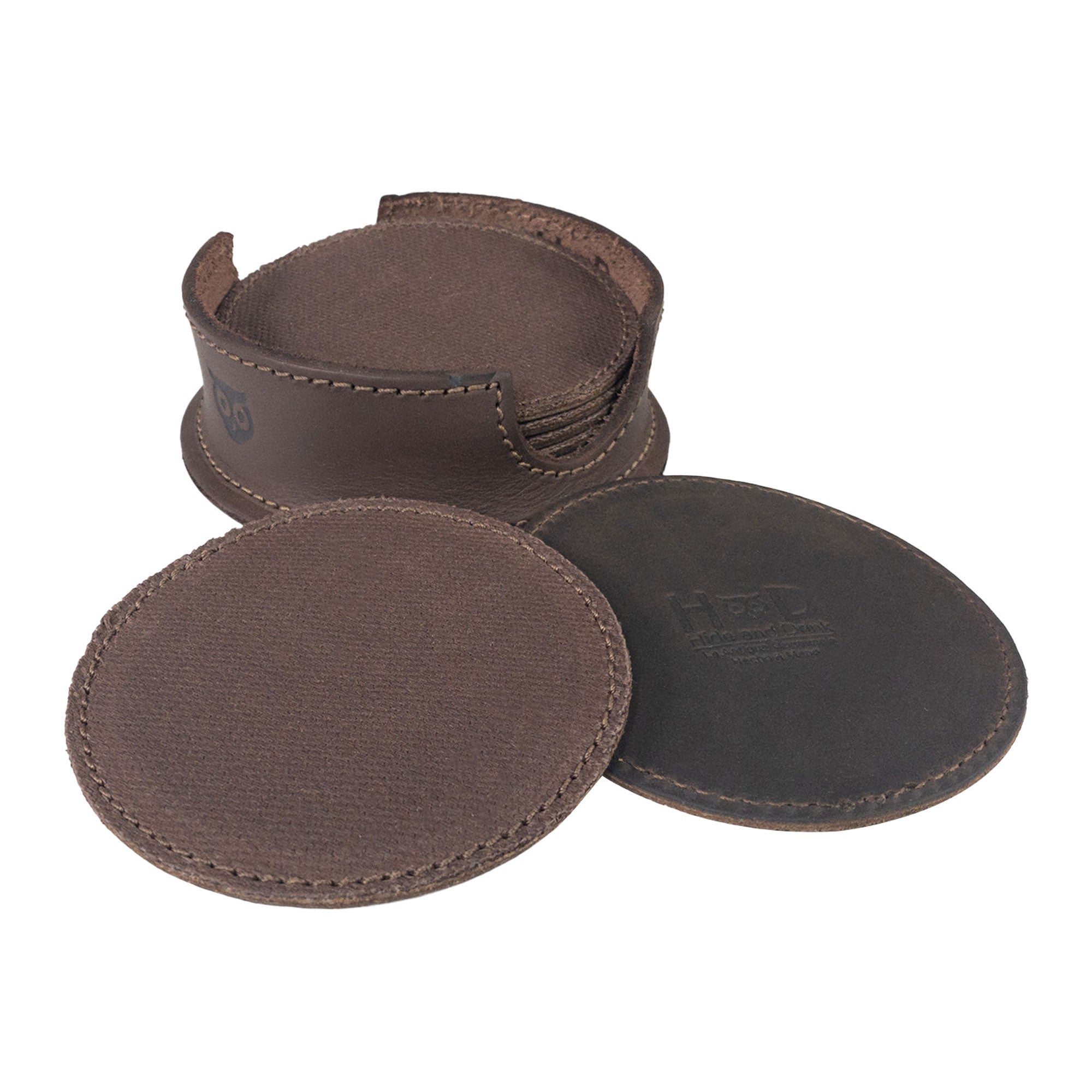 Coasters Set (8-Pack) - Stockyard X 'The Leather Store'
