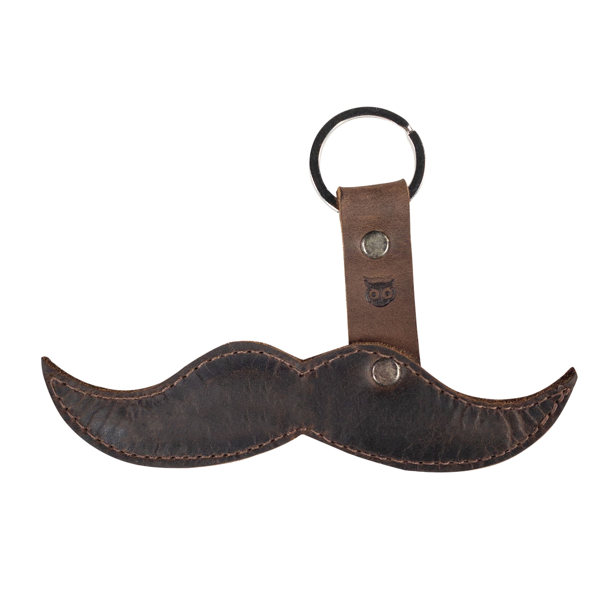 Keychain Moustache - Stockyard X 'The Leather Store'