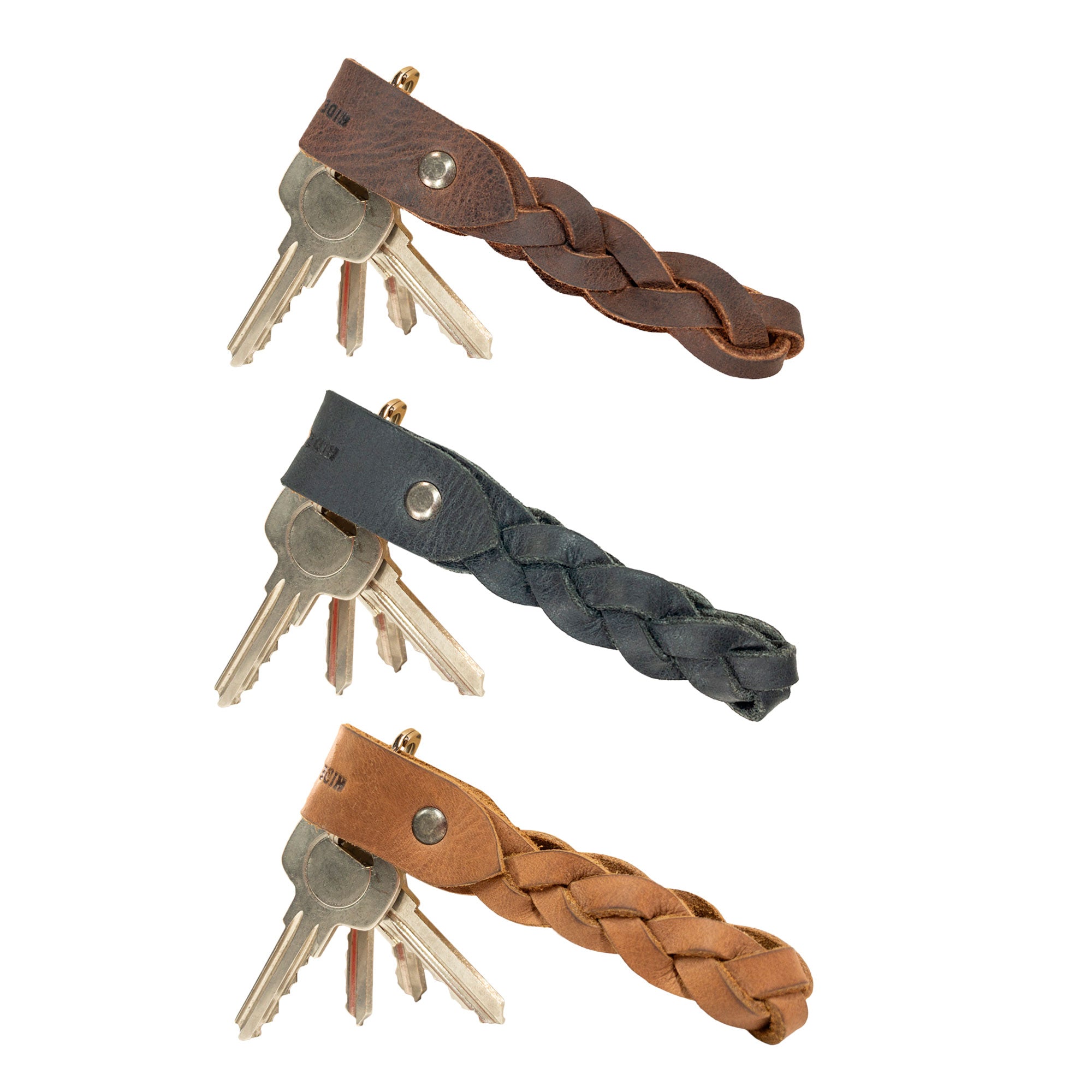 Braided Keychain (3 Pack) - Stockyard X 'The Leather Store'