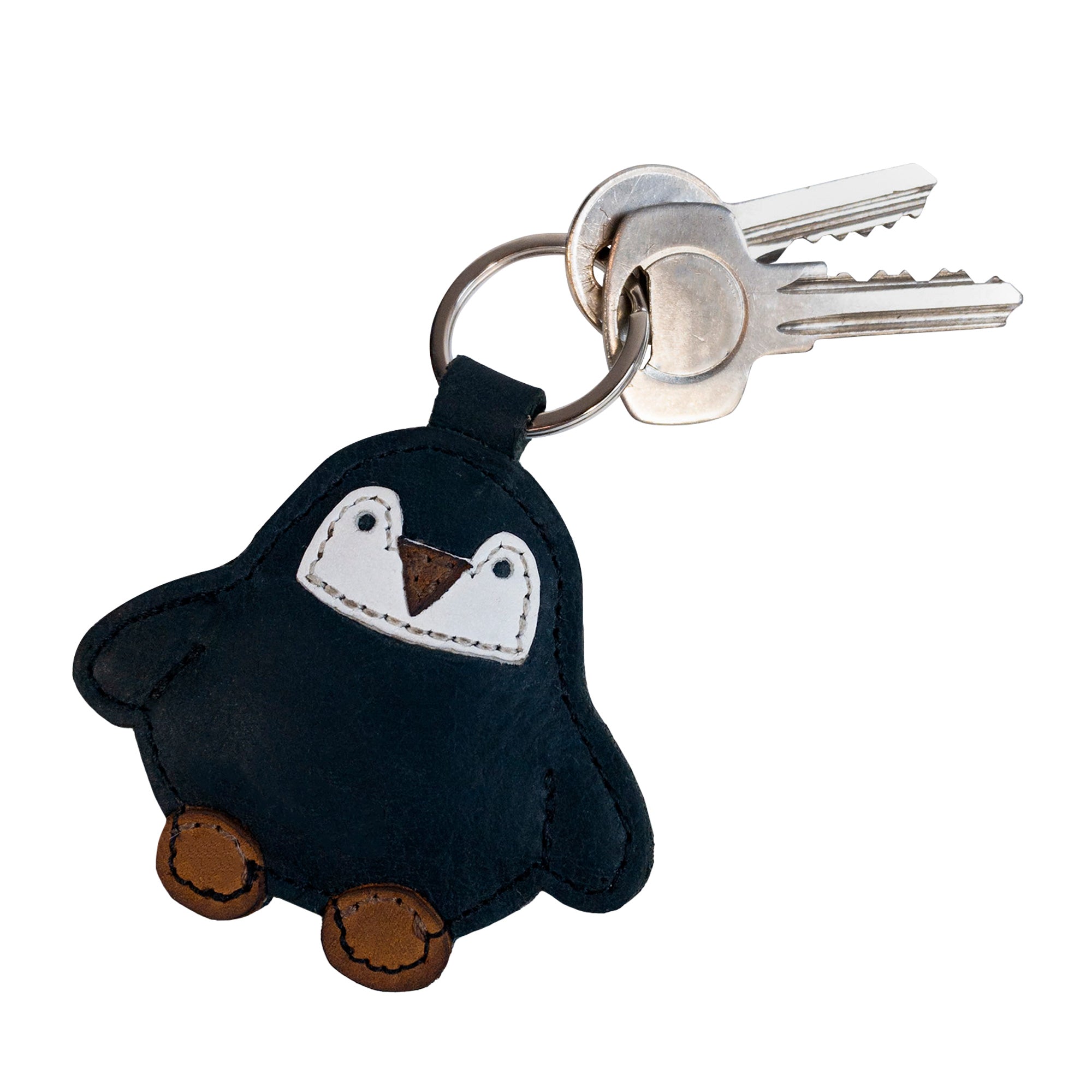 Penguin Keychain - Stockyard X 'The Leather Store'