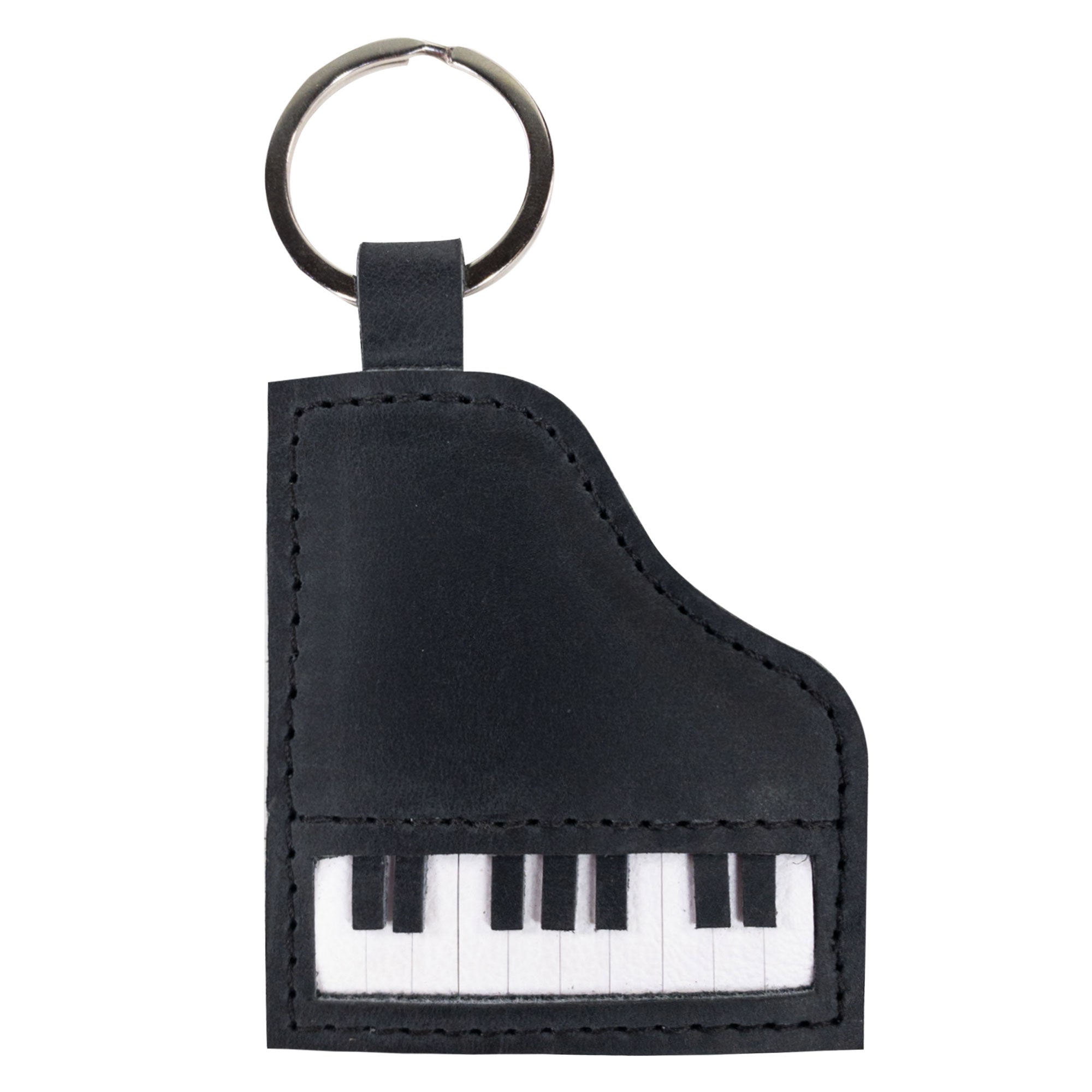 Piano-Shaped Keychain - Stockyard X 'The Leather Store'